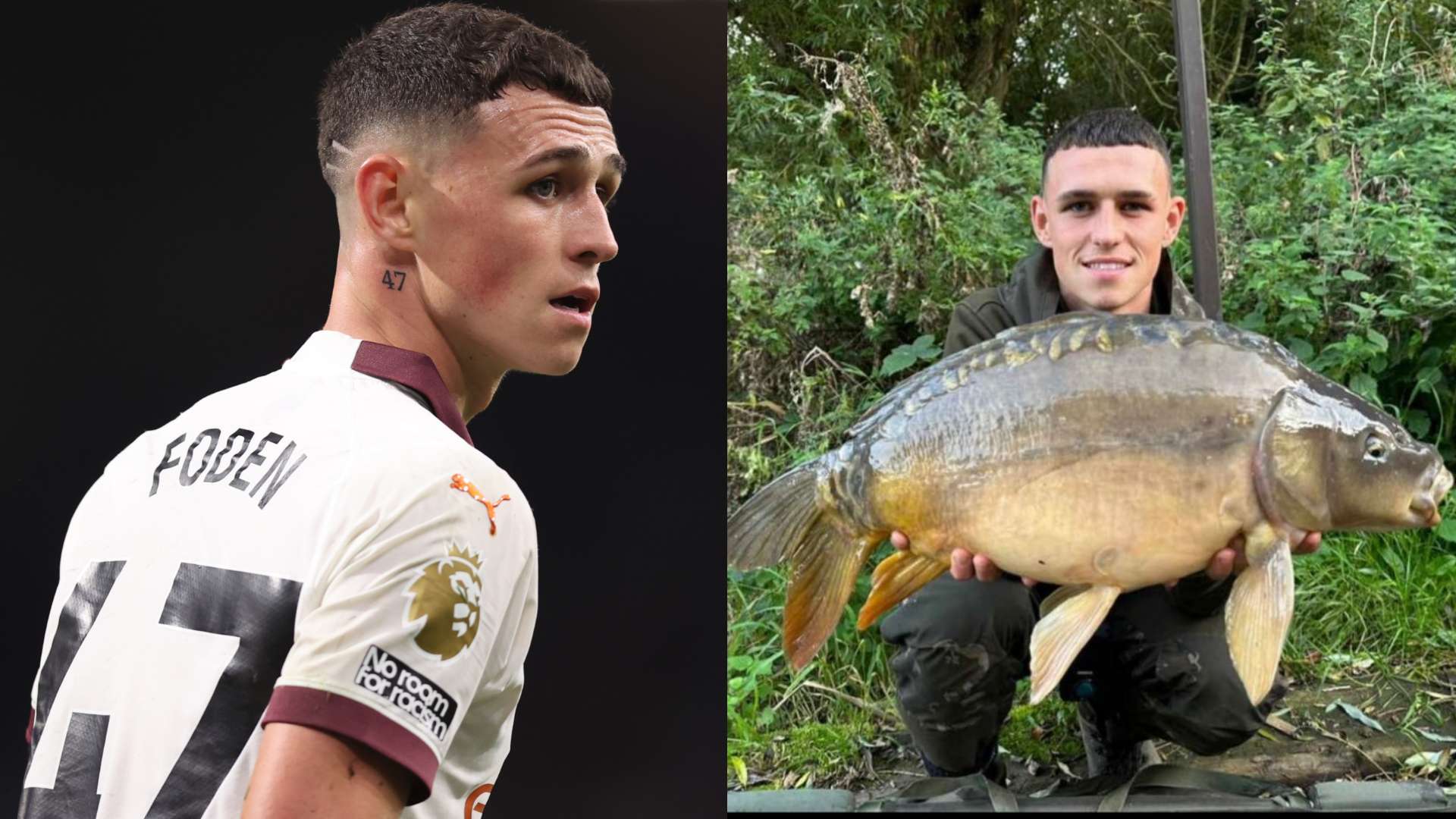 Phil Foden has many talents! Man City star posts pictures of two giant  catches following fishing trip