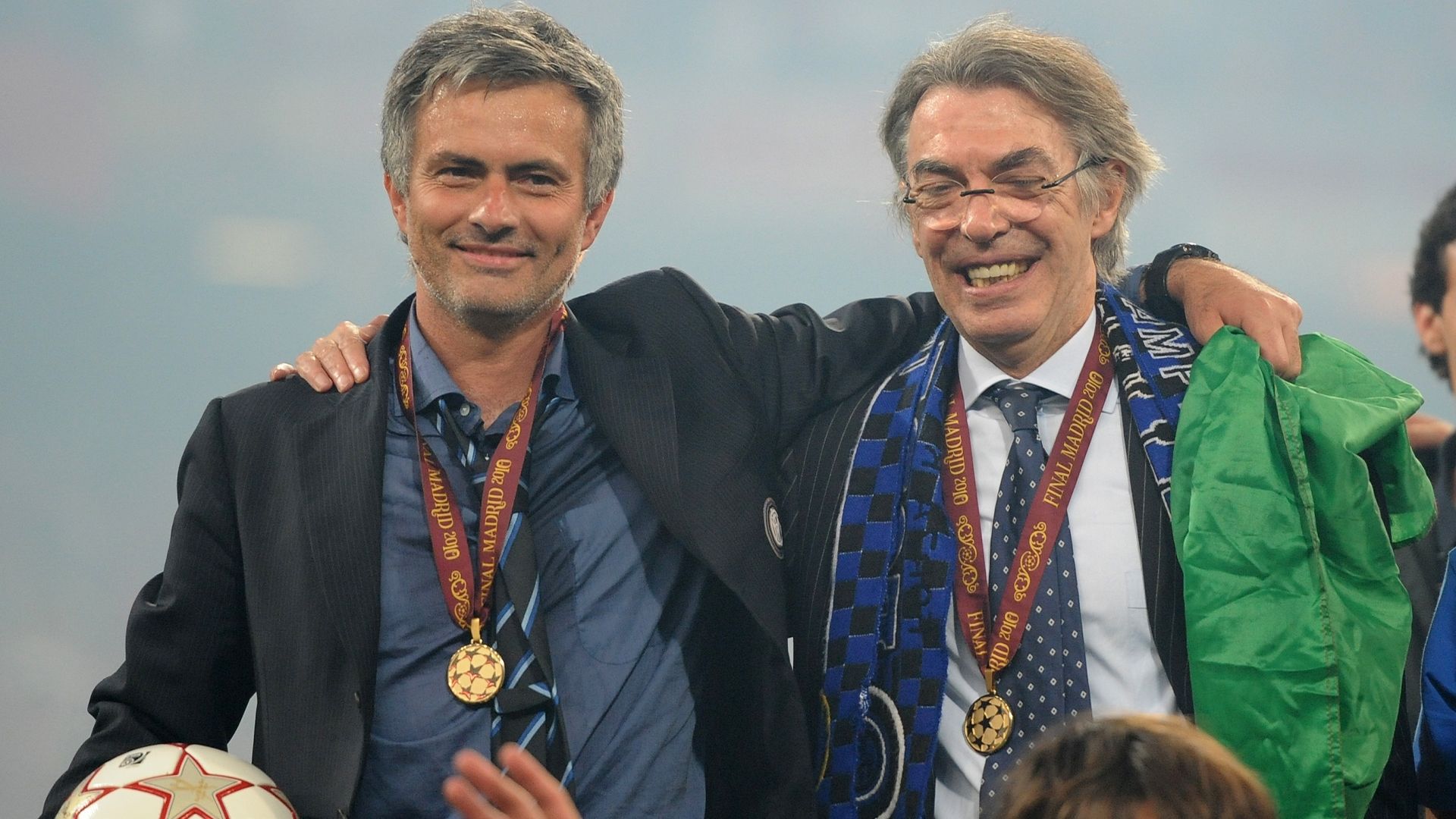 José Mourinho Massimo Moratti