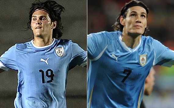 Ruben Bentancourt, Edinson Cavani - Uruguay