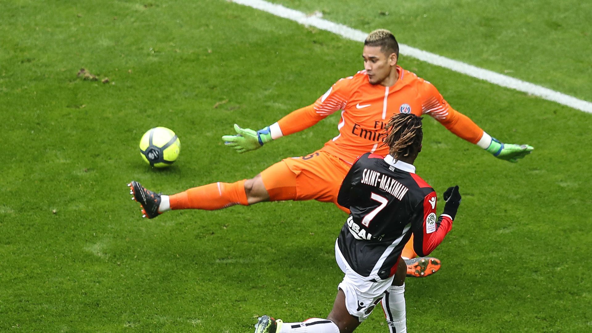 Areola Saint-Maximin Nice PSG Ligue 1