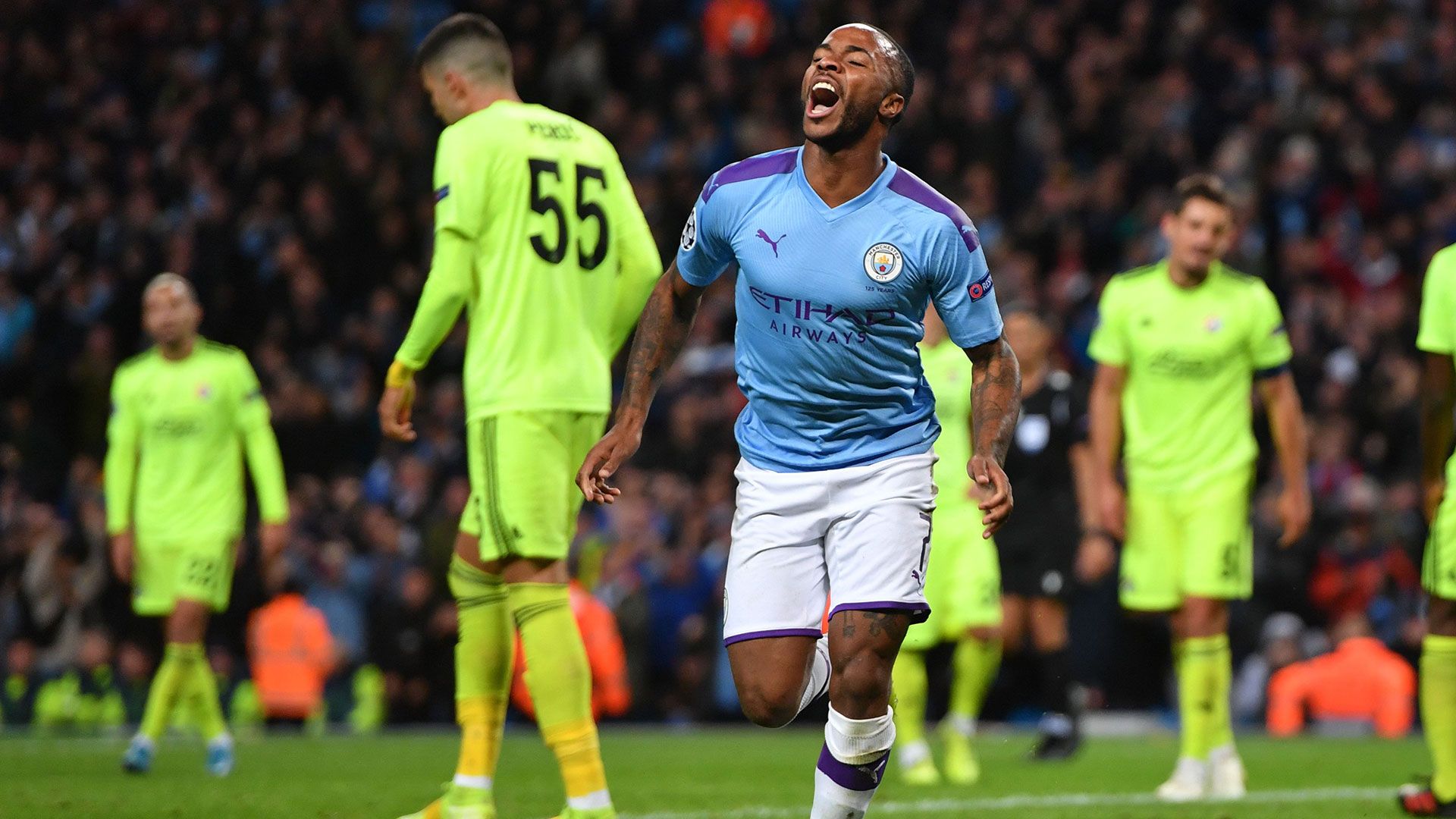 Raheem Sterling Manchester City Dinamo Zagreb 2019-20