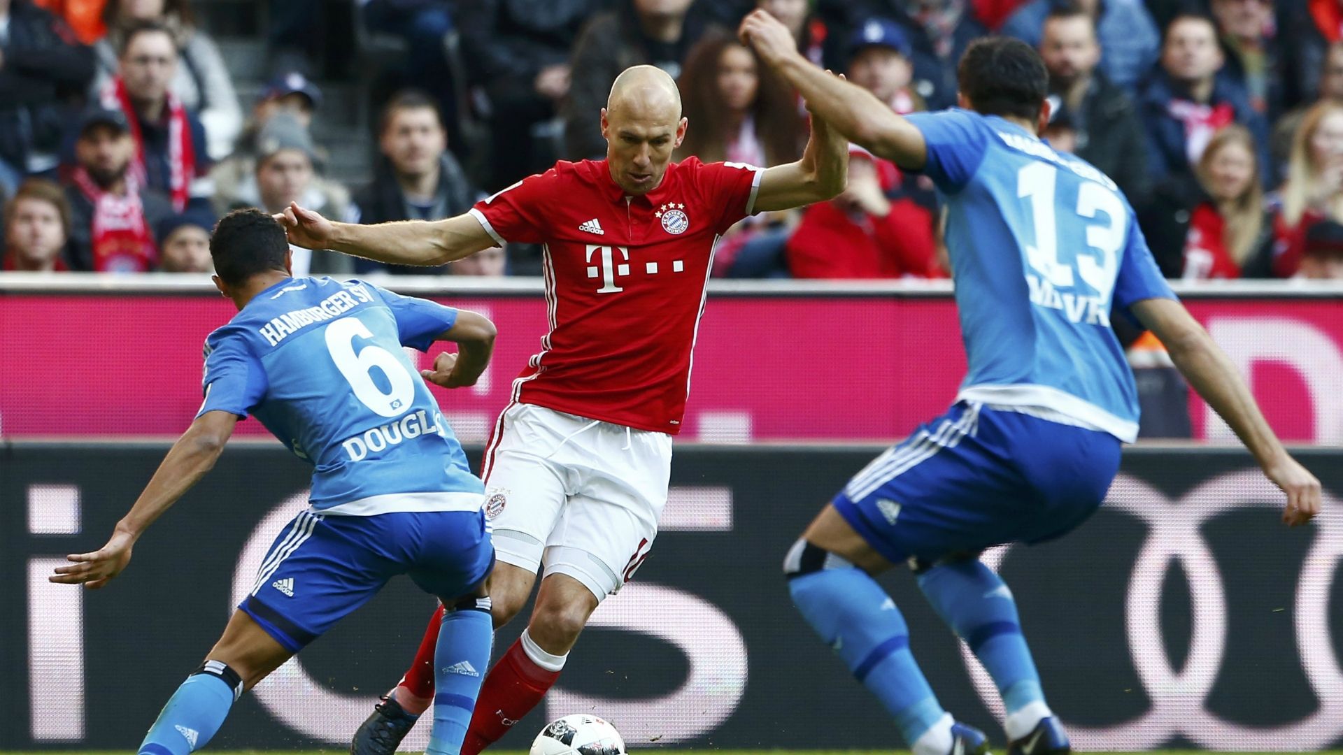 Arjen Robben, Bayern Munchen, Bundesliga, 02252017