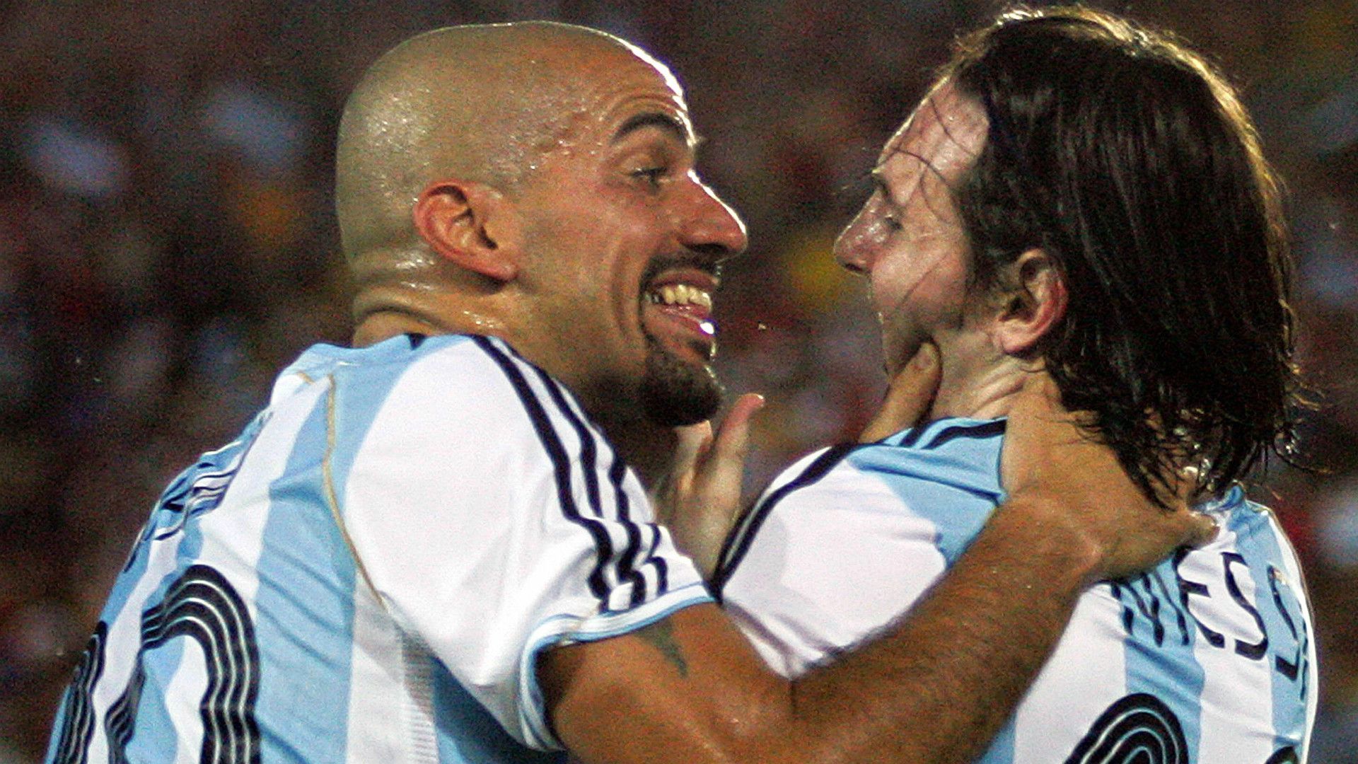 Juan Sebastian Veron Lionel Messi Argentina Mexico Copa America 11072007