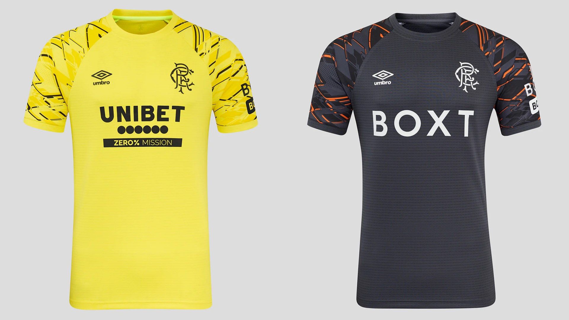 Rangers goalkeeper kits