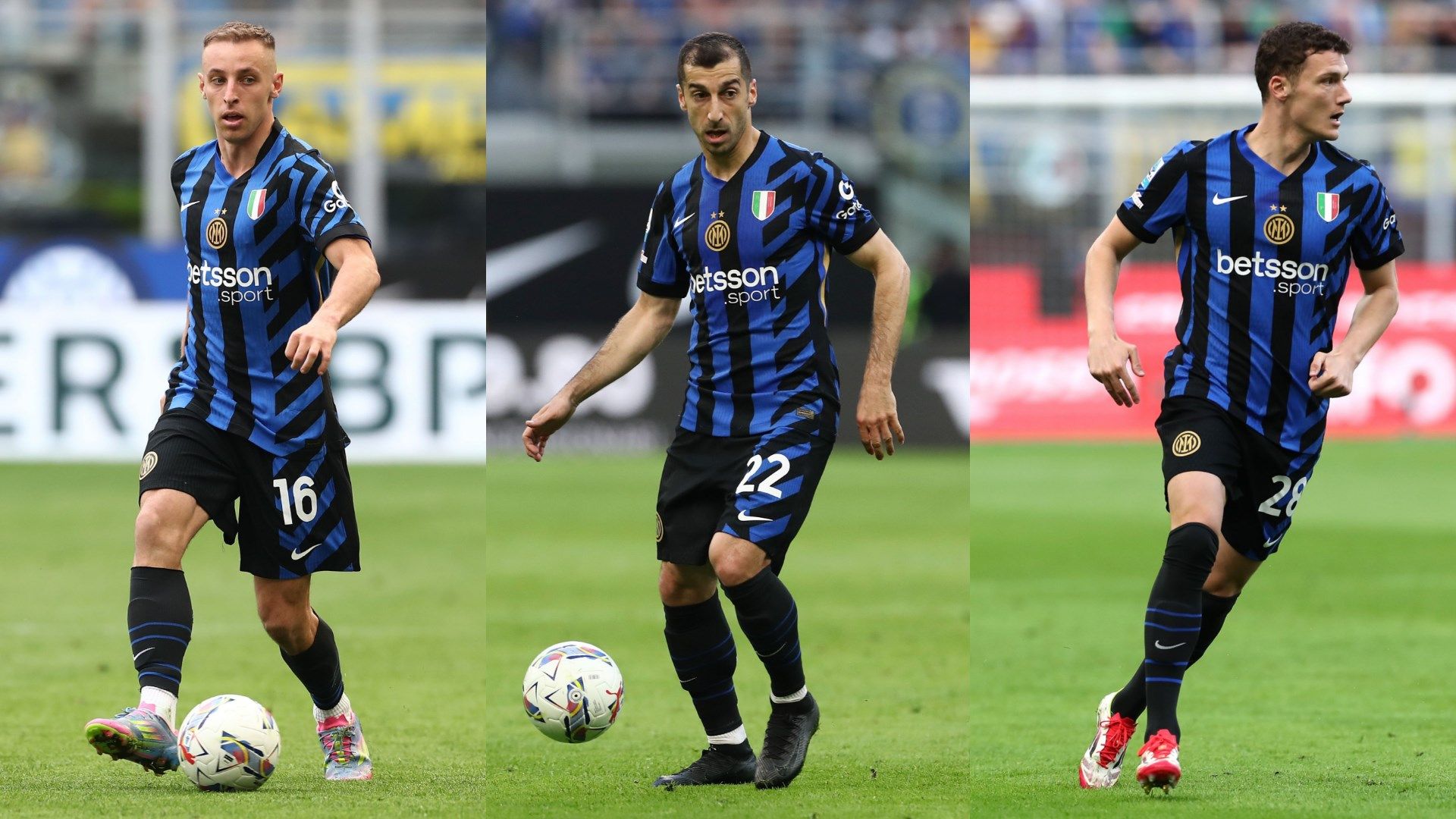 Frattesi Mkhitaryan Pavard Inter