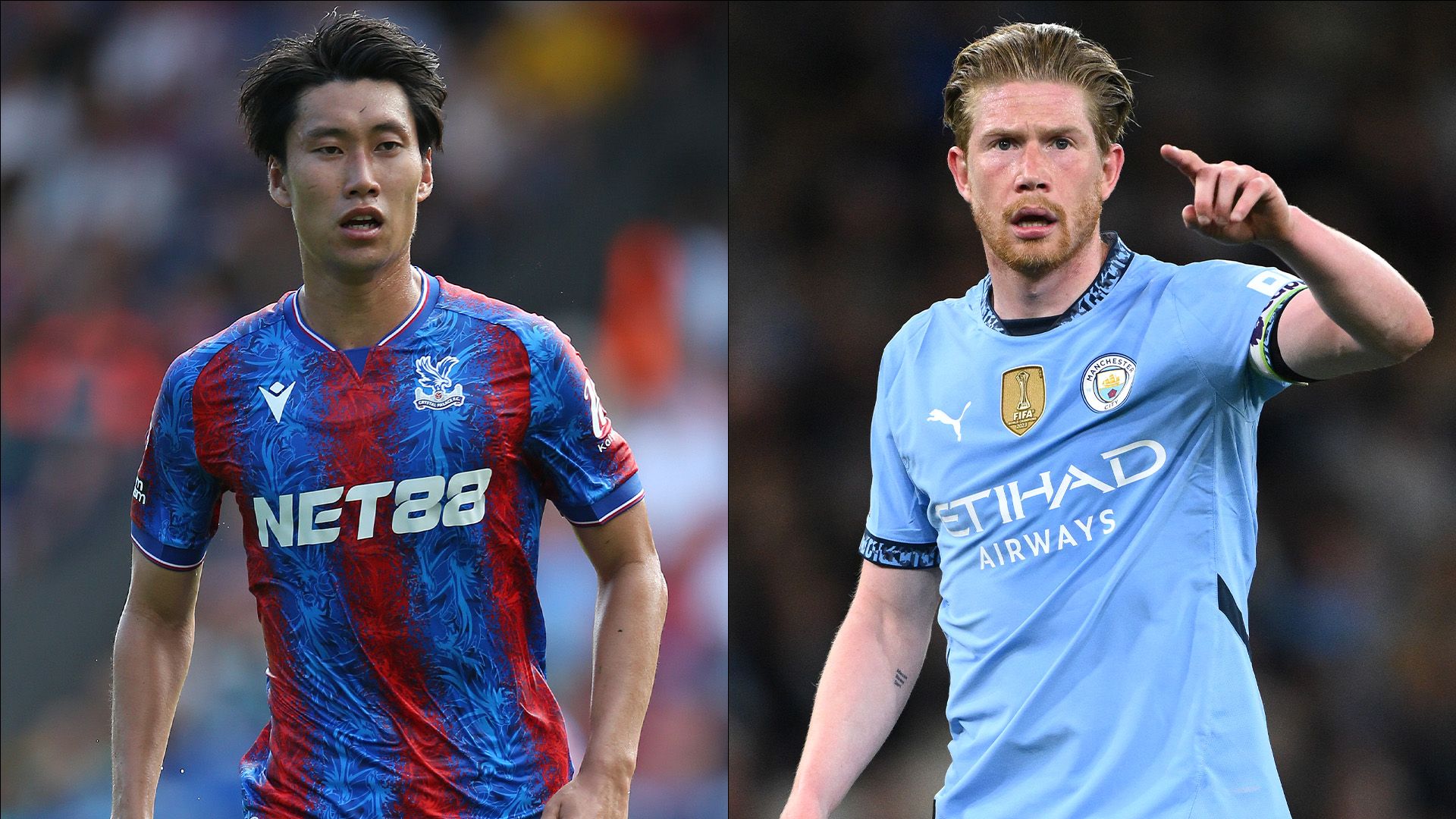 Daichi Kamada Crystal Palace Kevin De Bruyne Man City