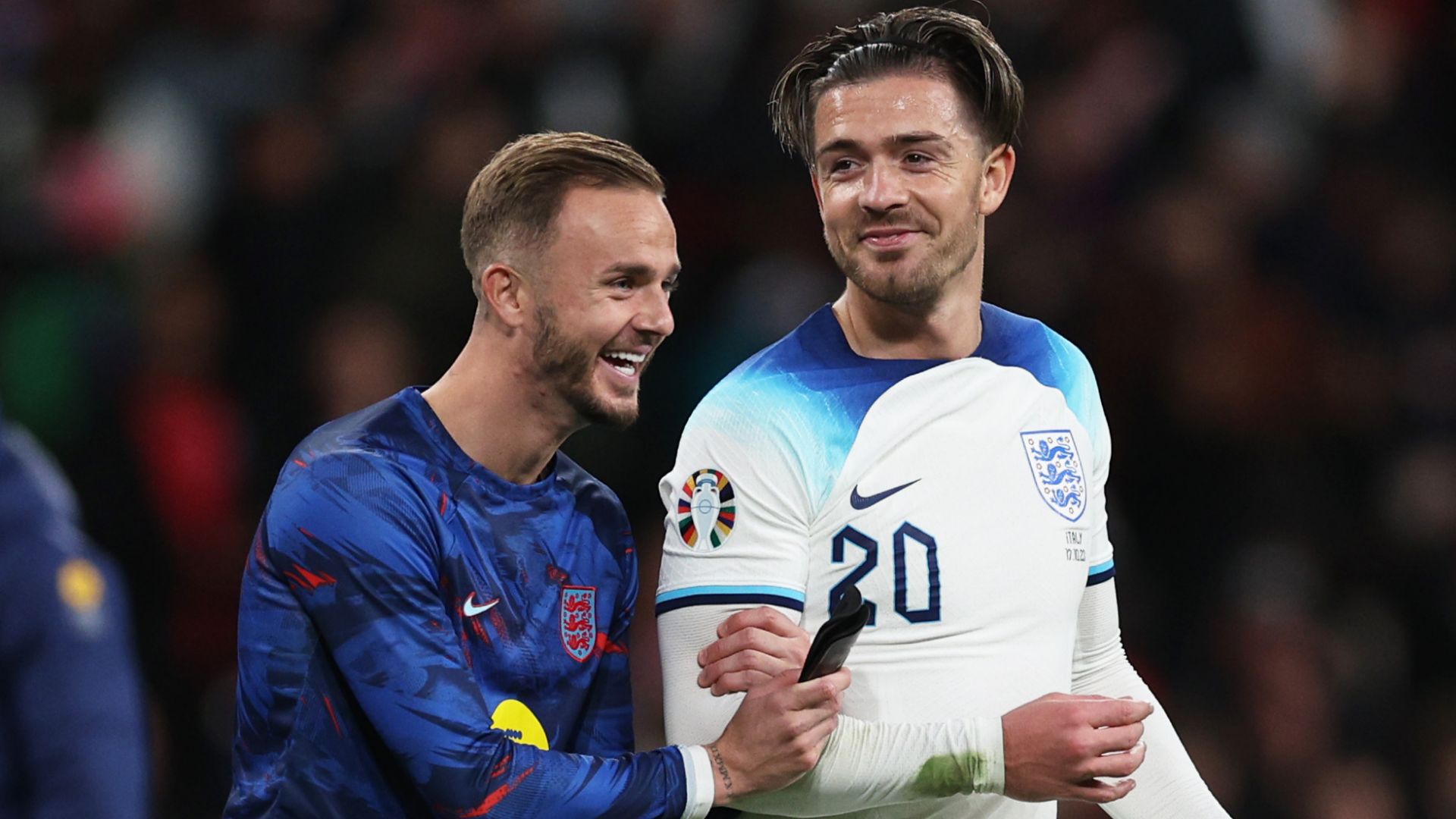 James Maddison Jack Grealish England 2023