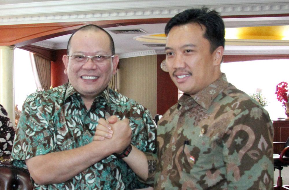 Menpora Imam Nahrawi & La Nyalla Mataliti PSSI