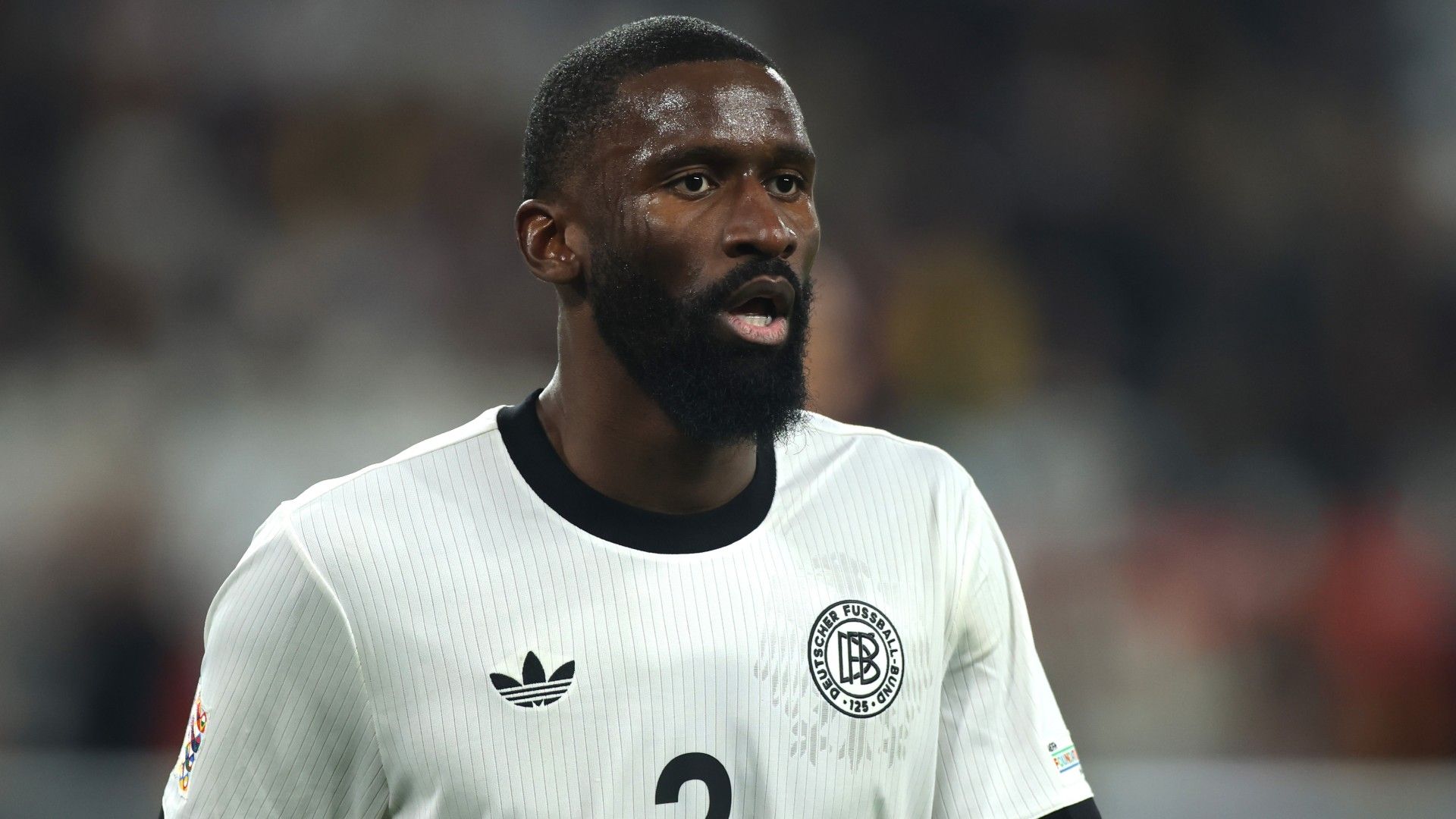  Antonio Ruediger of Germany reacts