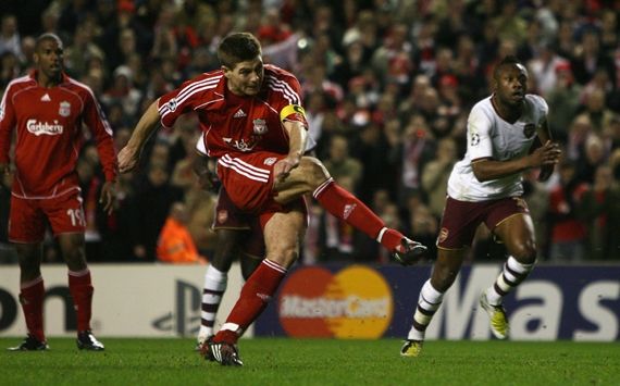 Liverpool v Arsenal, Steven Gerrard