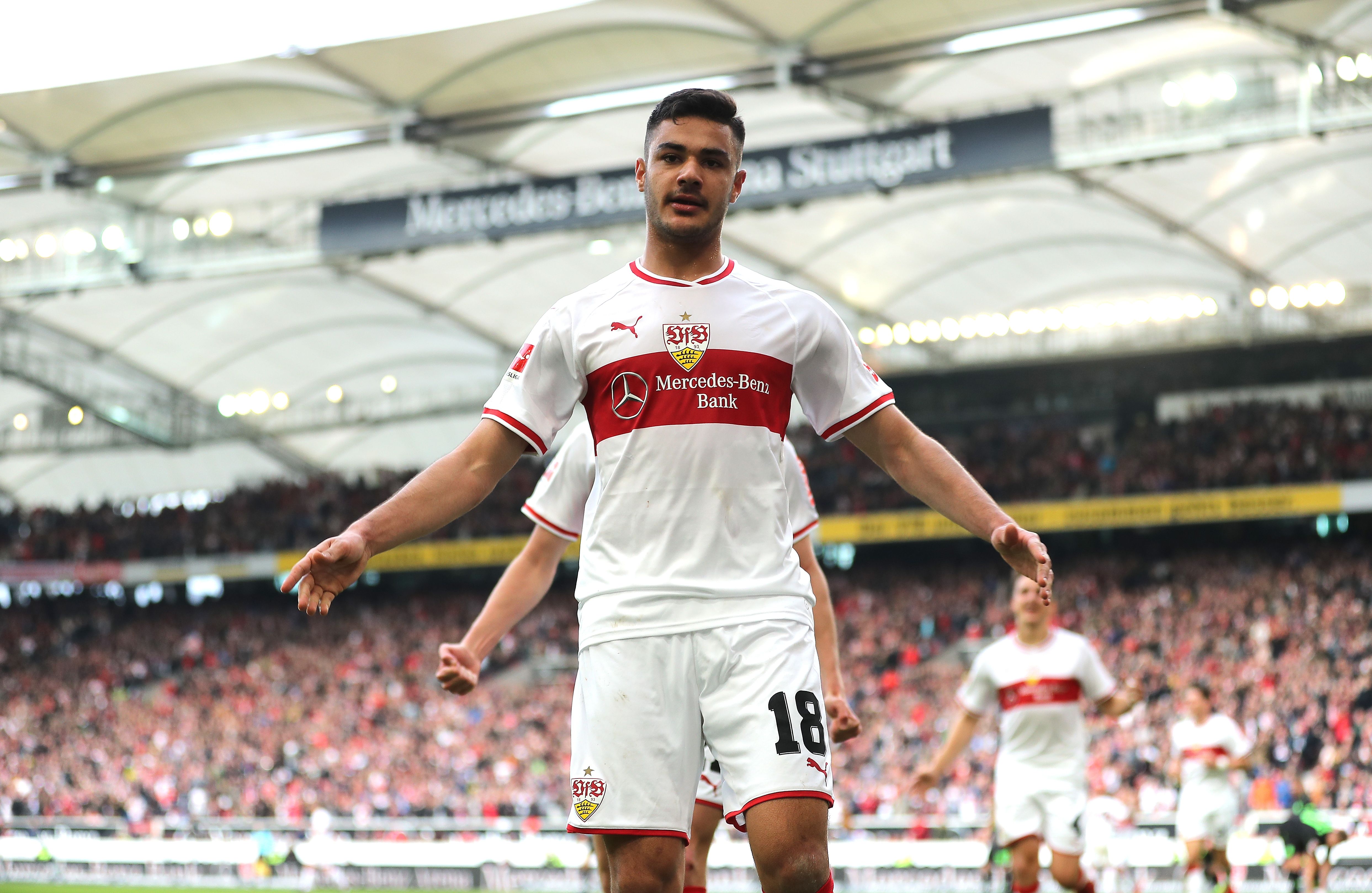 Ozan Kabak Stuttgart Goal Celebration vs. Hannover 96 03/03/19