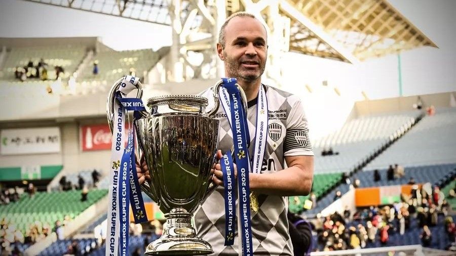 Andres Iniesta Vissel Kobe vs Yokohama Marios