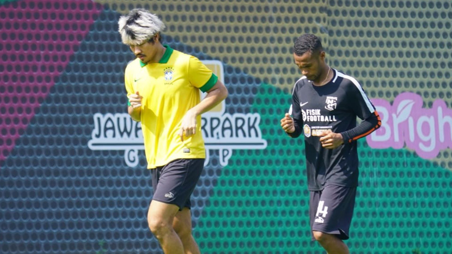 Jajang Mulyana & Ruben Sanadi - Latihan Bhayangkara FC