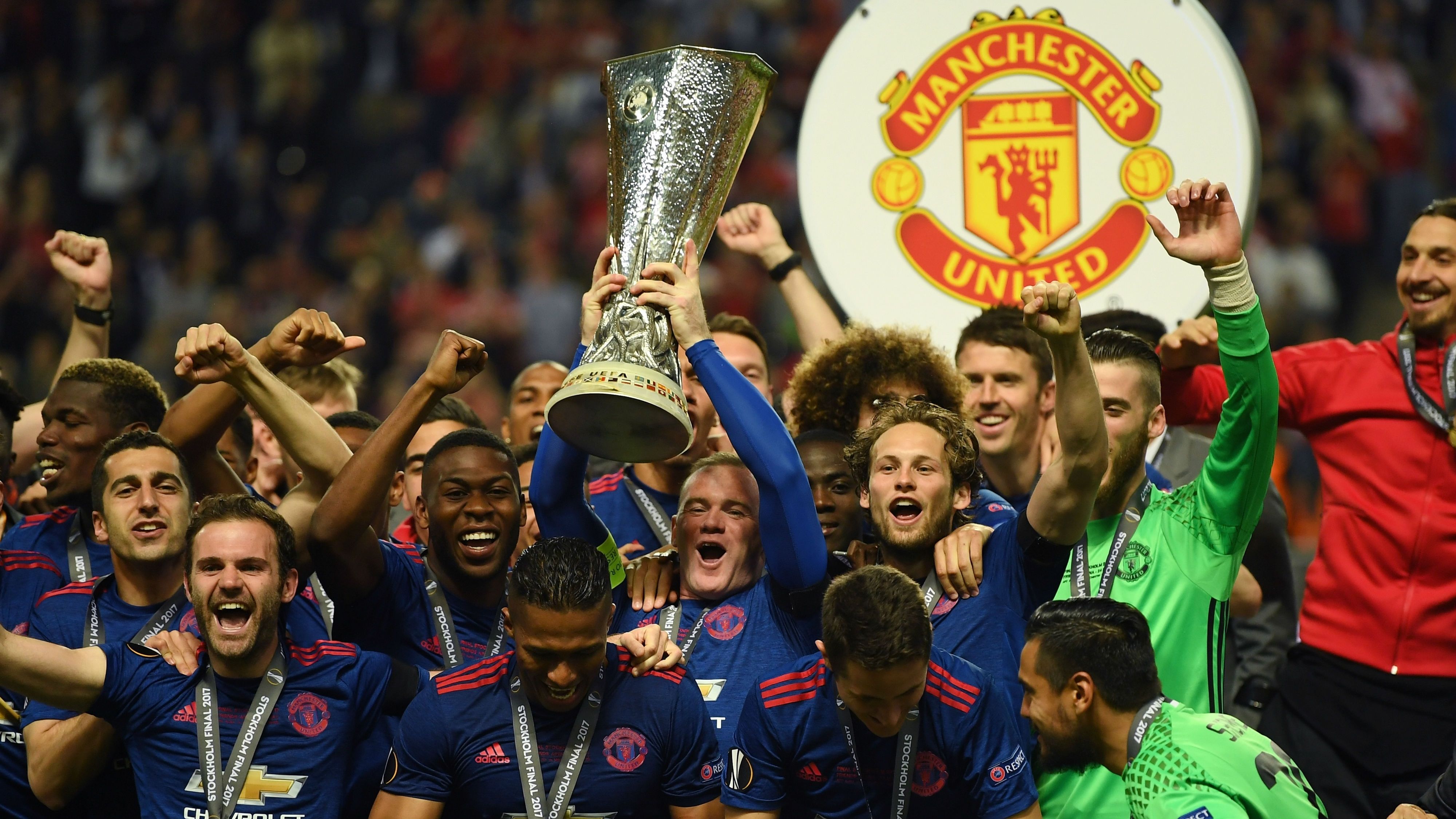 Selebrasi Manchester United Juara Liga Europa
