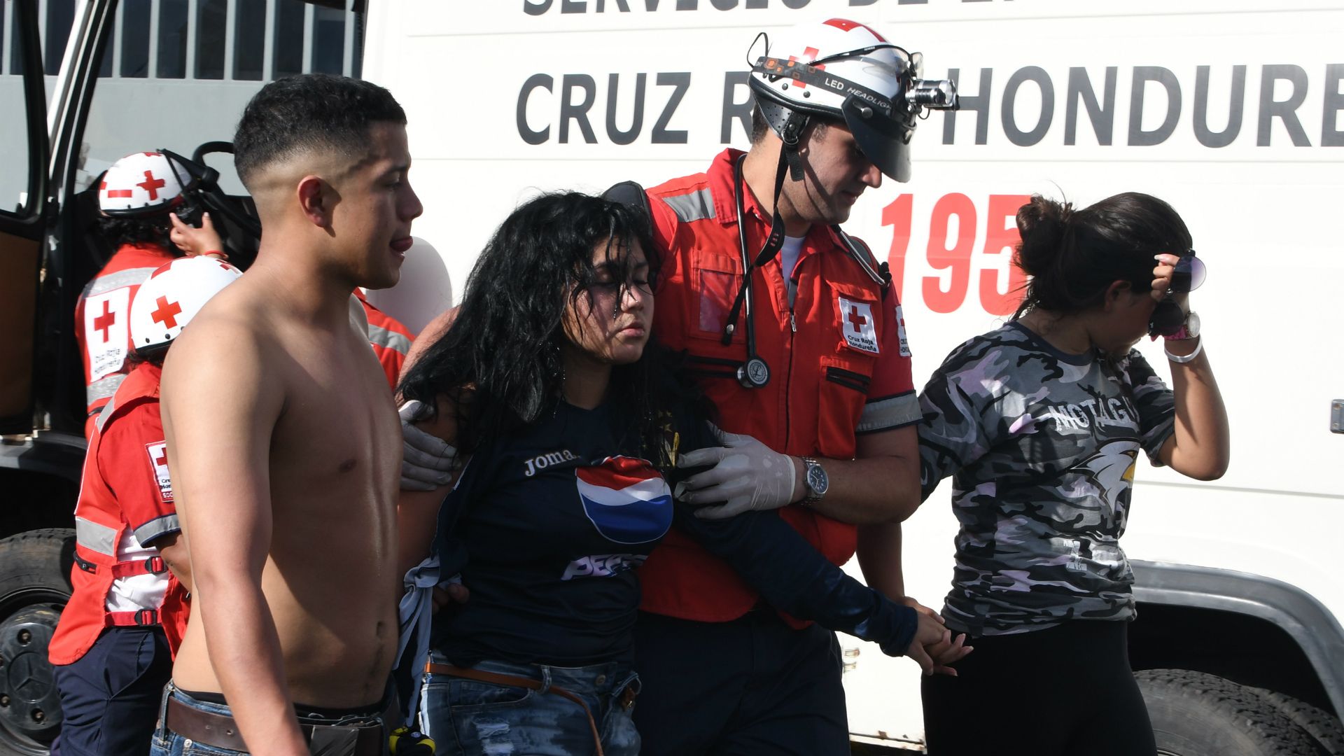 Motagua Progreso Honduras stampede