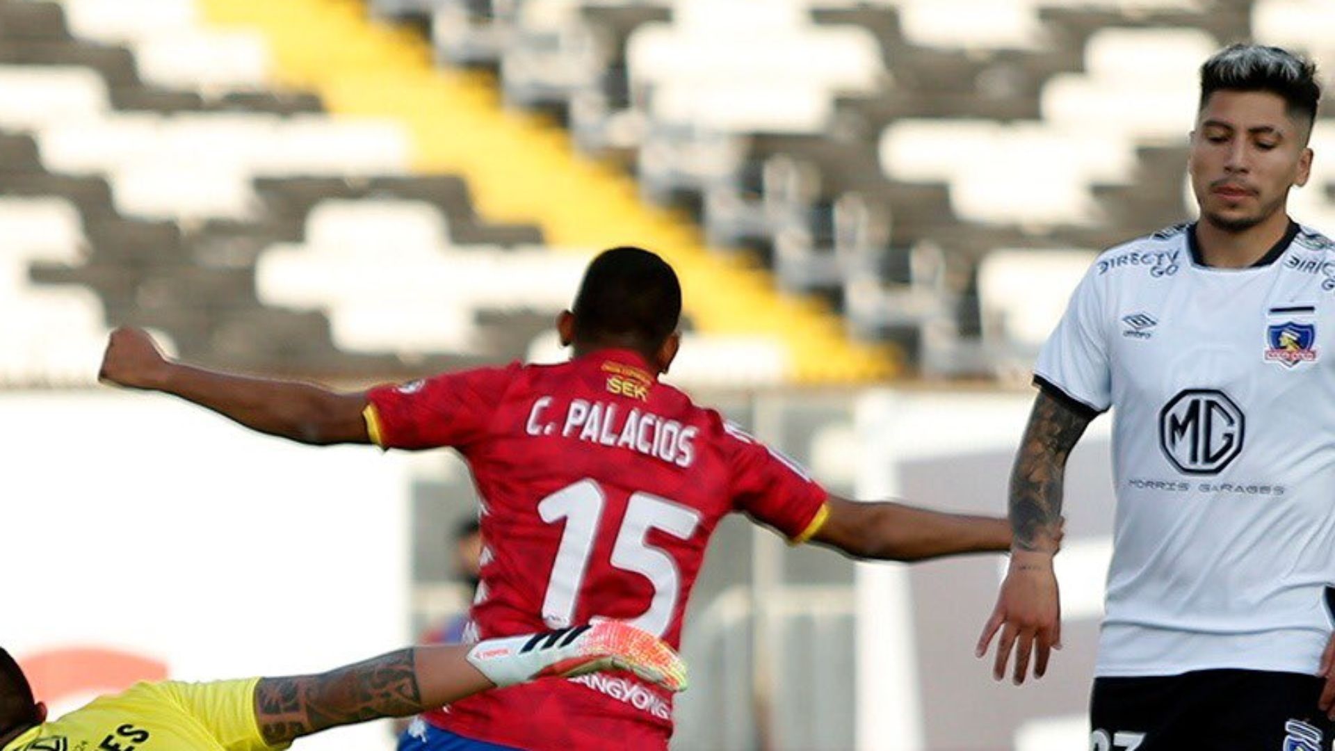 141020 Colo Colo Unión Española Cristian Palacios Brayan Véjar