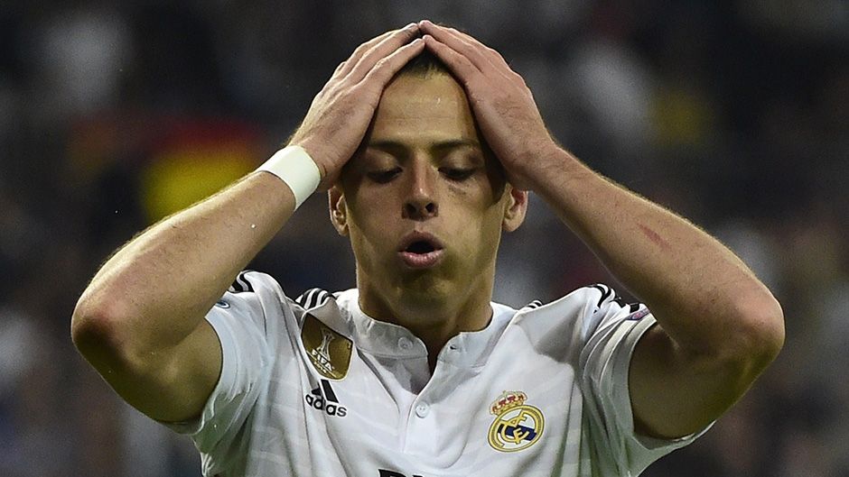 Javier Hernandez Real Madrid Atletico Madrid Champions League 22042015