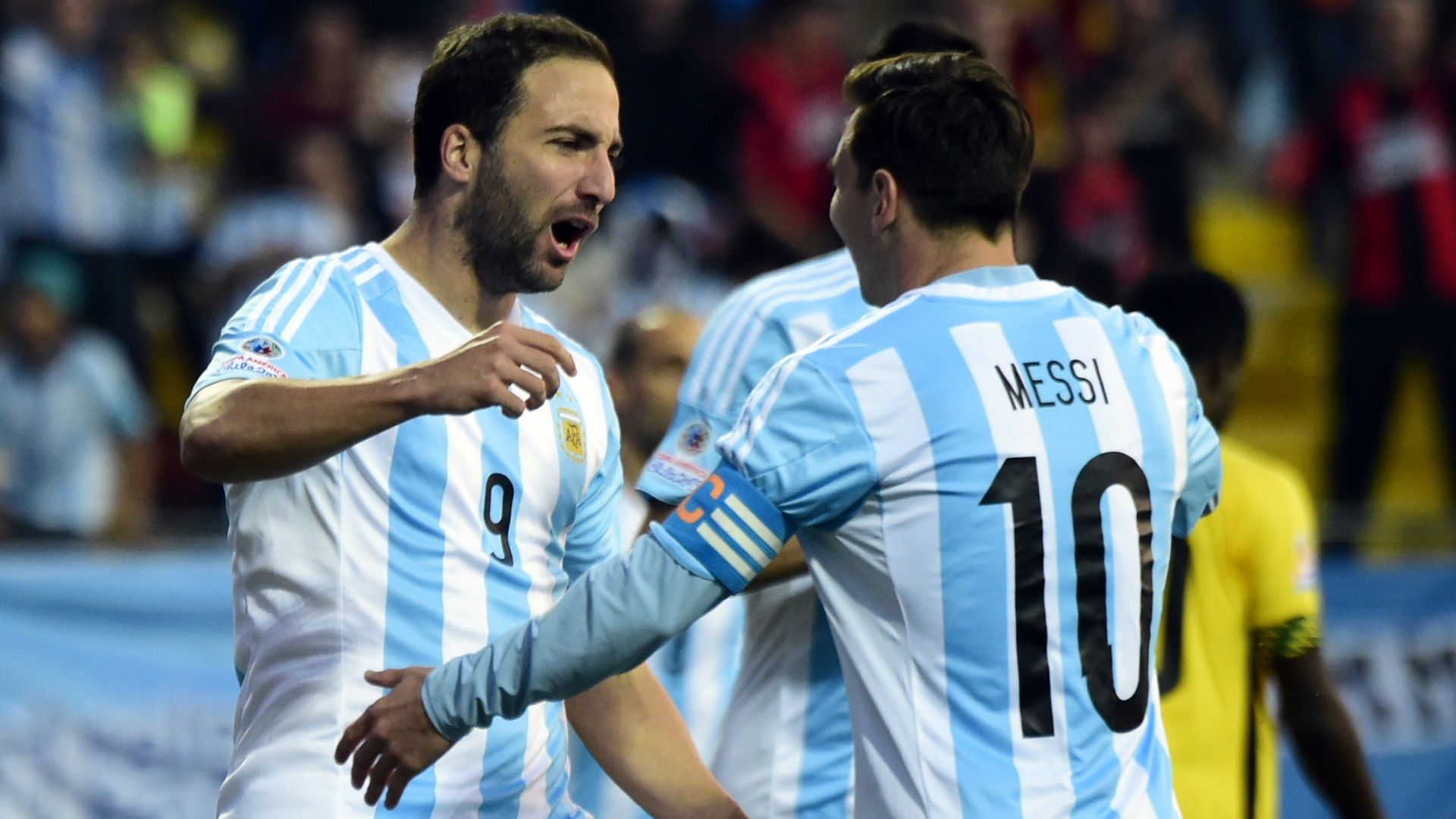 Gonzalo Higuain Lionel Messi Argentina