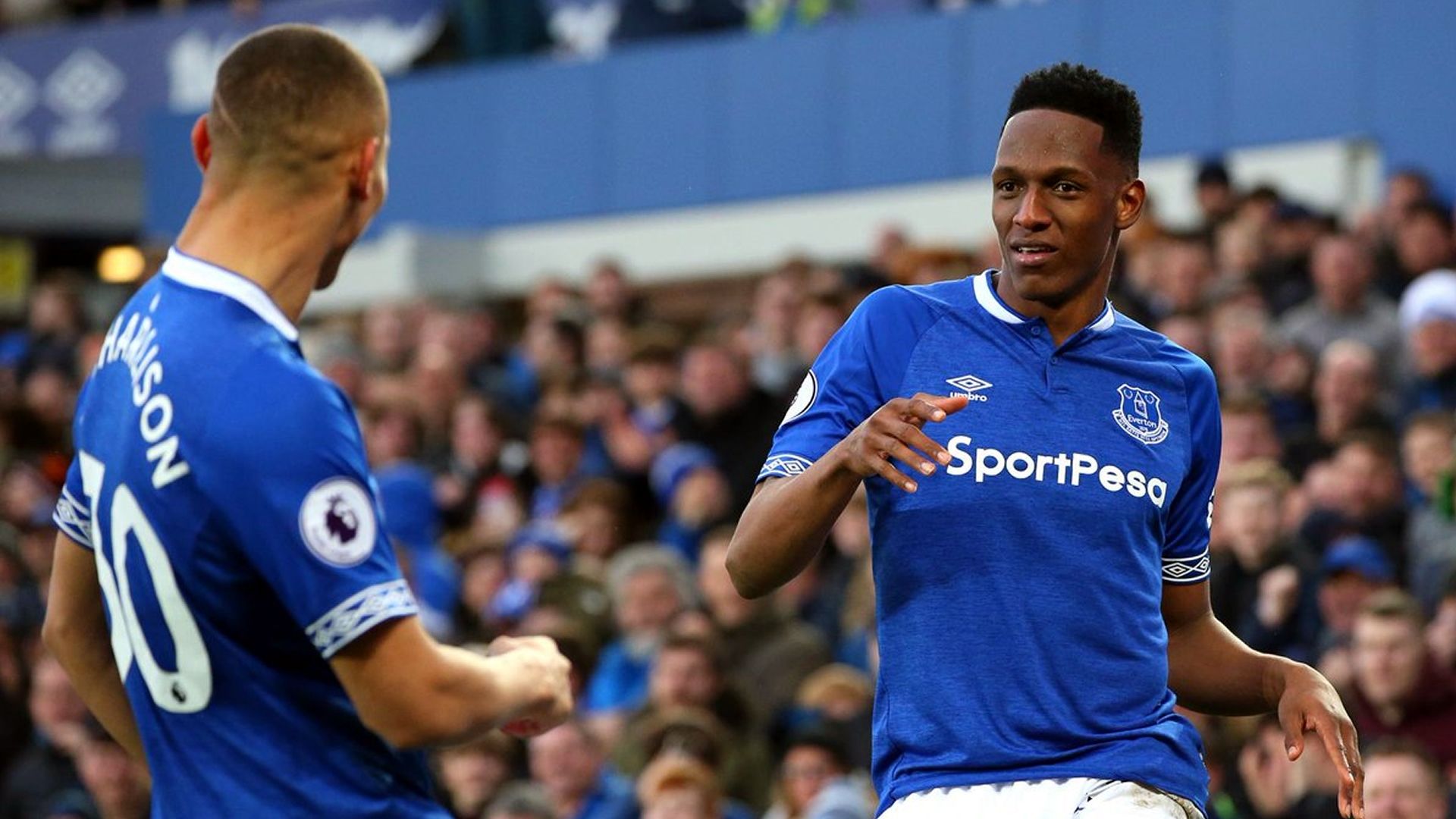 Yerry Mina Everton Premier League 2019