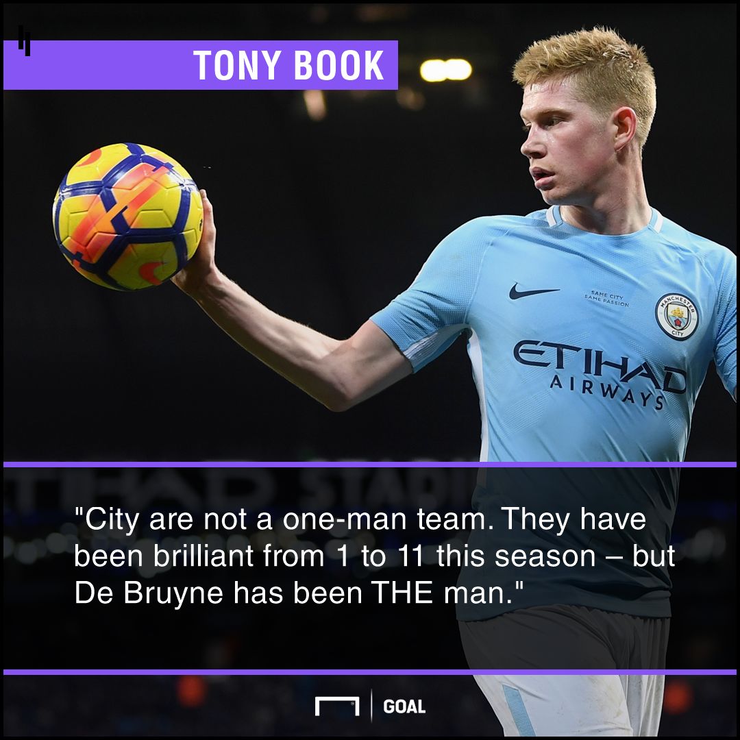 Kevin De Bruyne THE man Tony Book