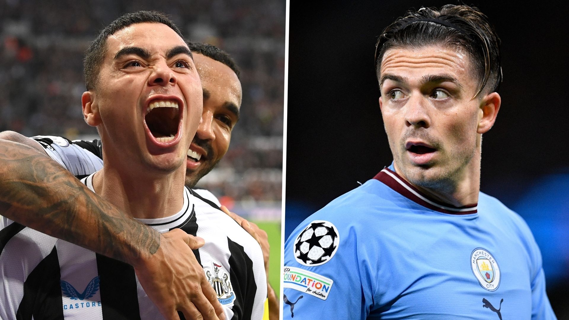 Miguel Almiron Jack Grealish