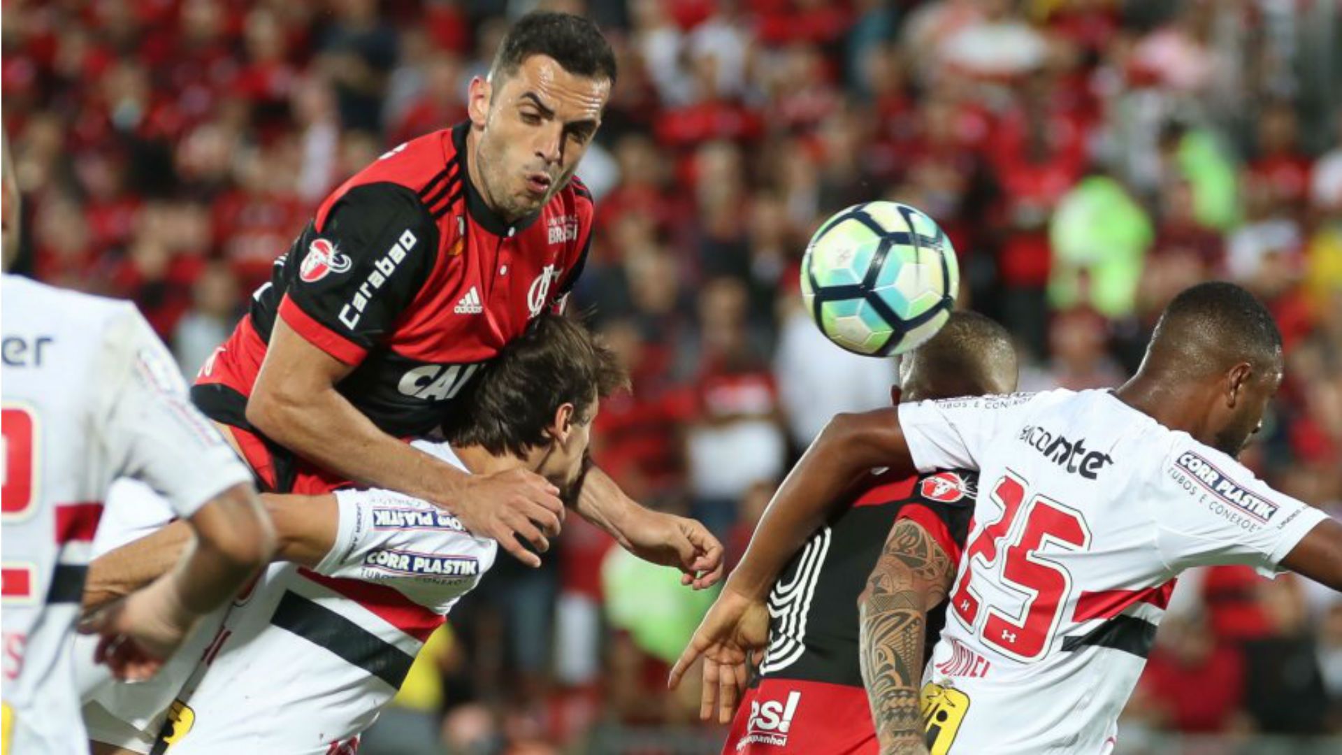 Rhodolfo Flamengo São Paulo Brasileirão 03 07 2017
