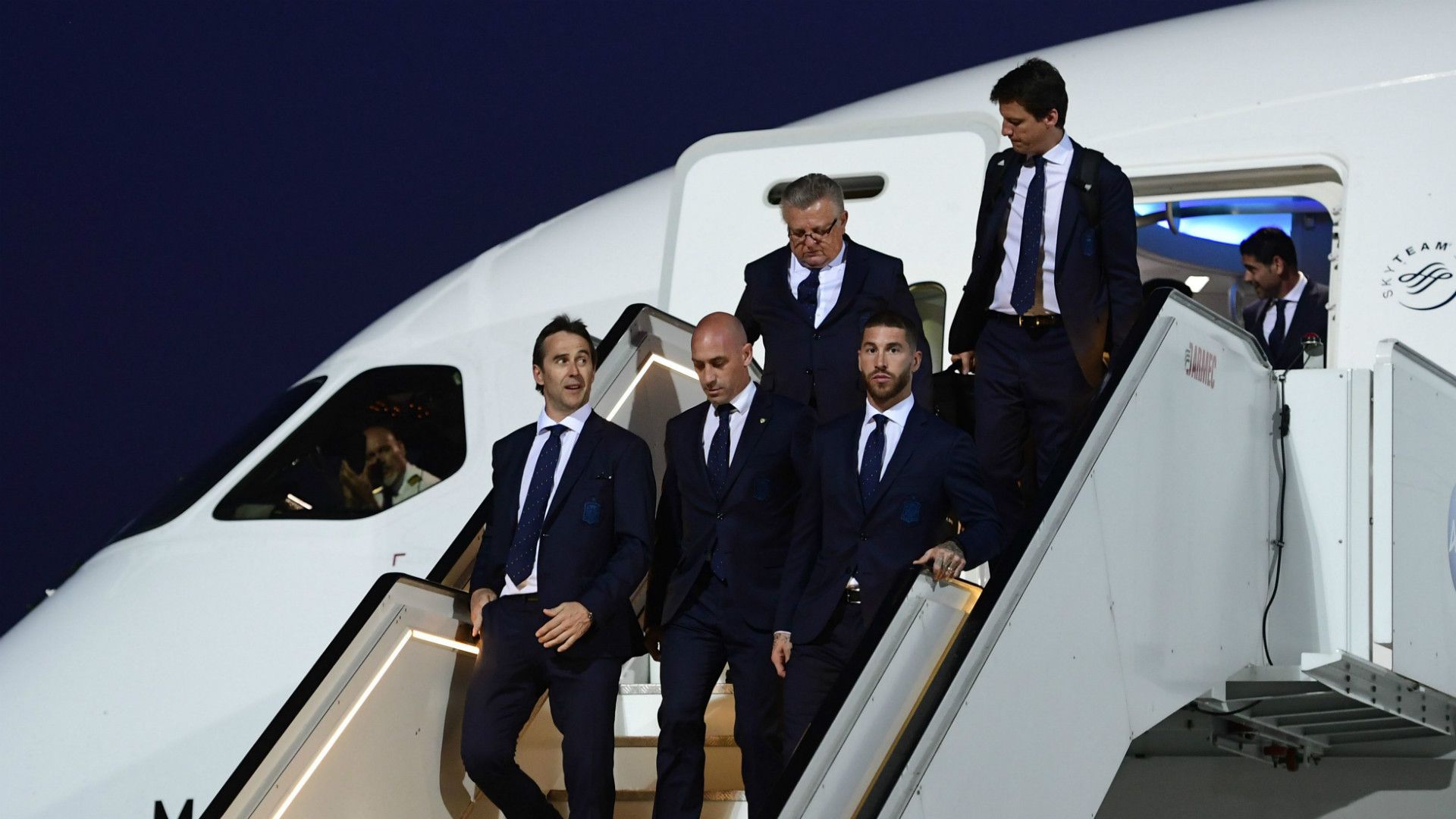 Spain arrival Russia World Cup 07062018
