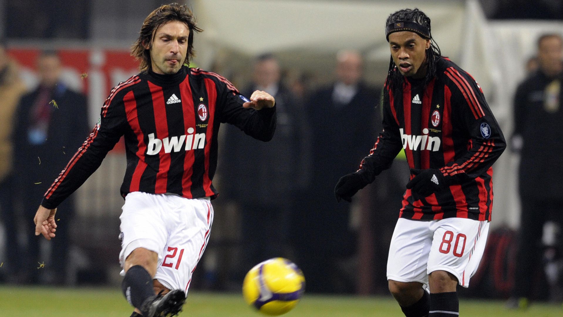 Andrea Pirlo Ronaldinho AC Milan 12212008
