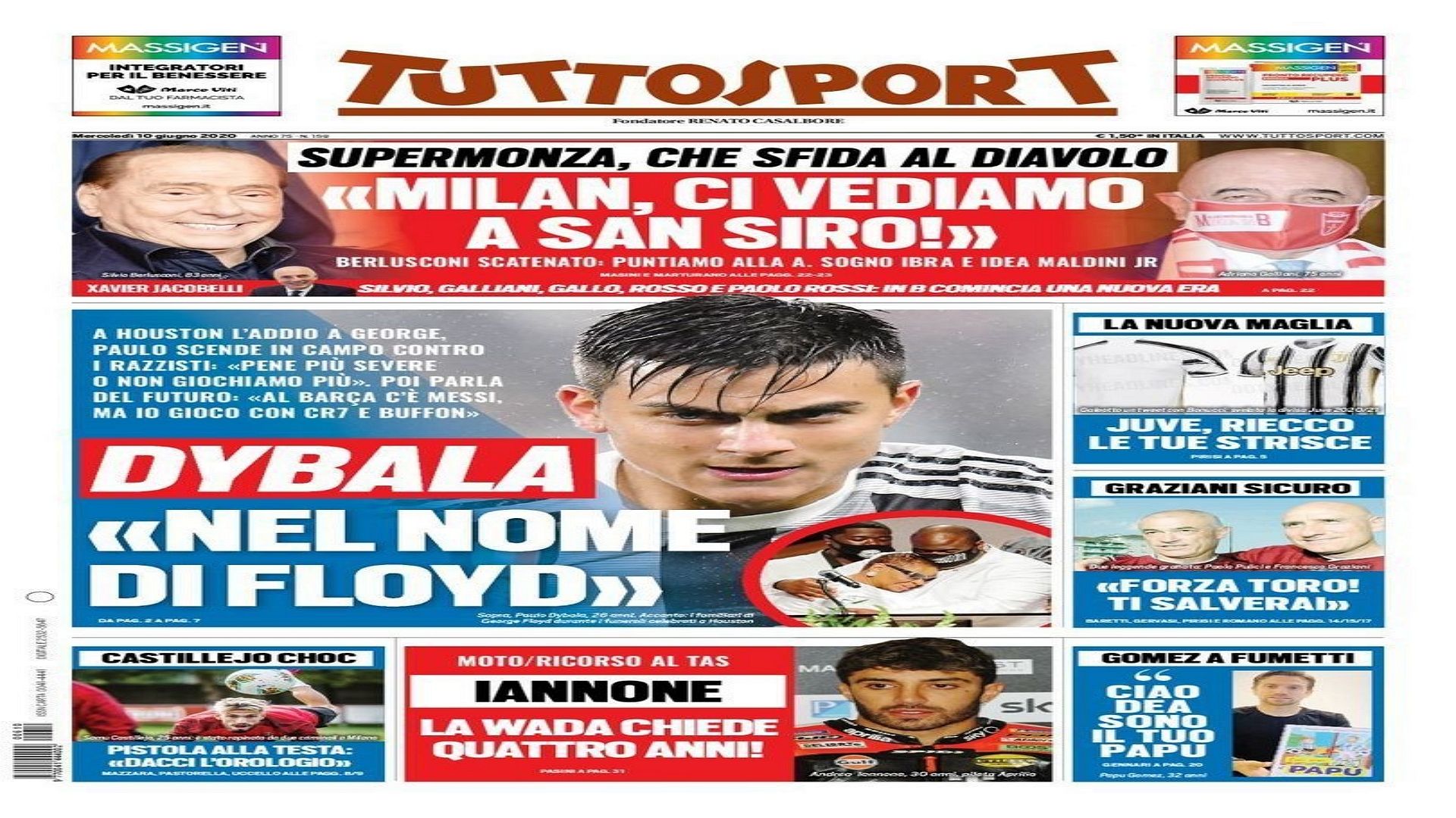 Tuttosport 10 June