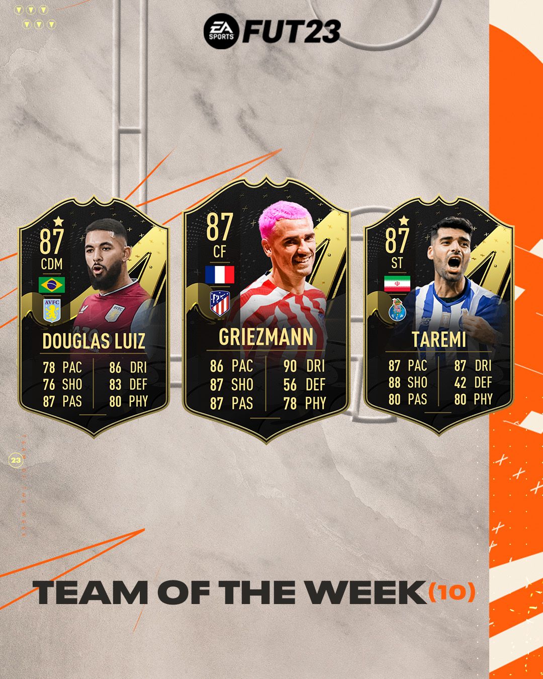 EMBARGO 6 PM UK FIFA 23 TOTW 10