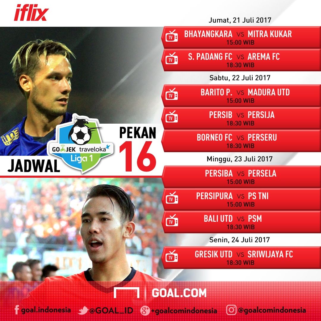 Iflix - Jadwal 16
