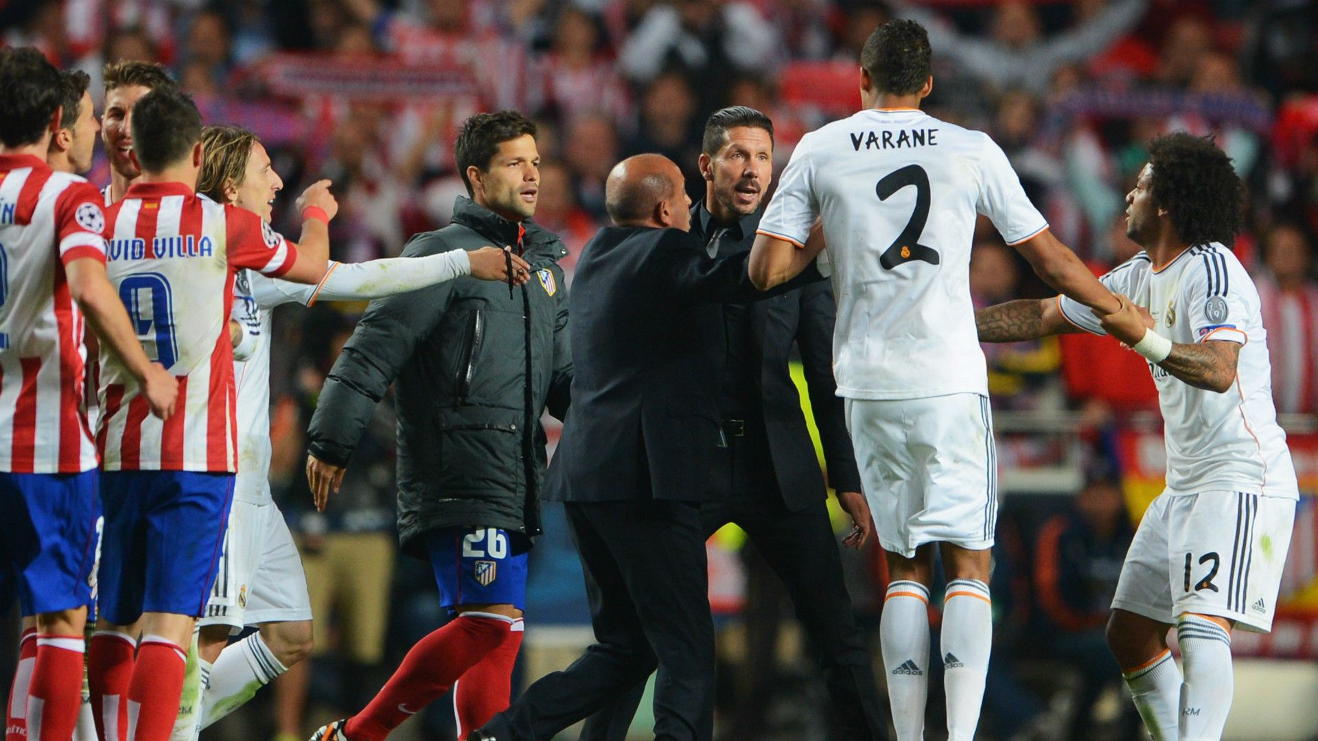 Varane Simeone Champions League 2014