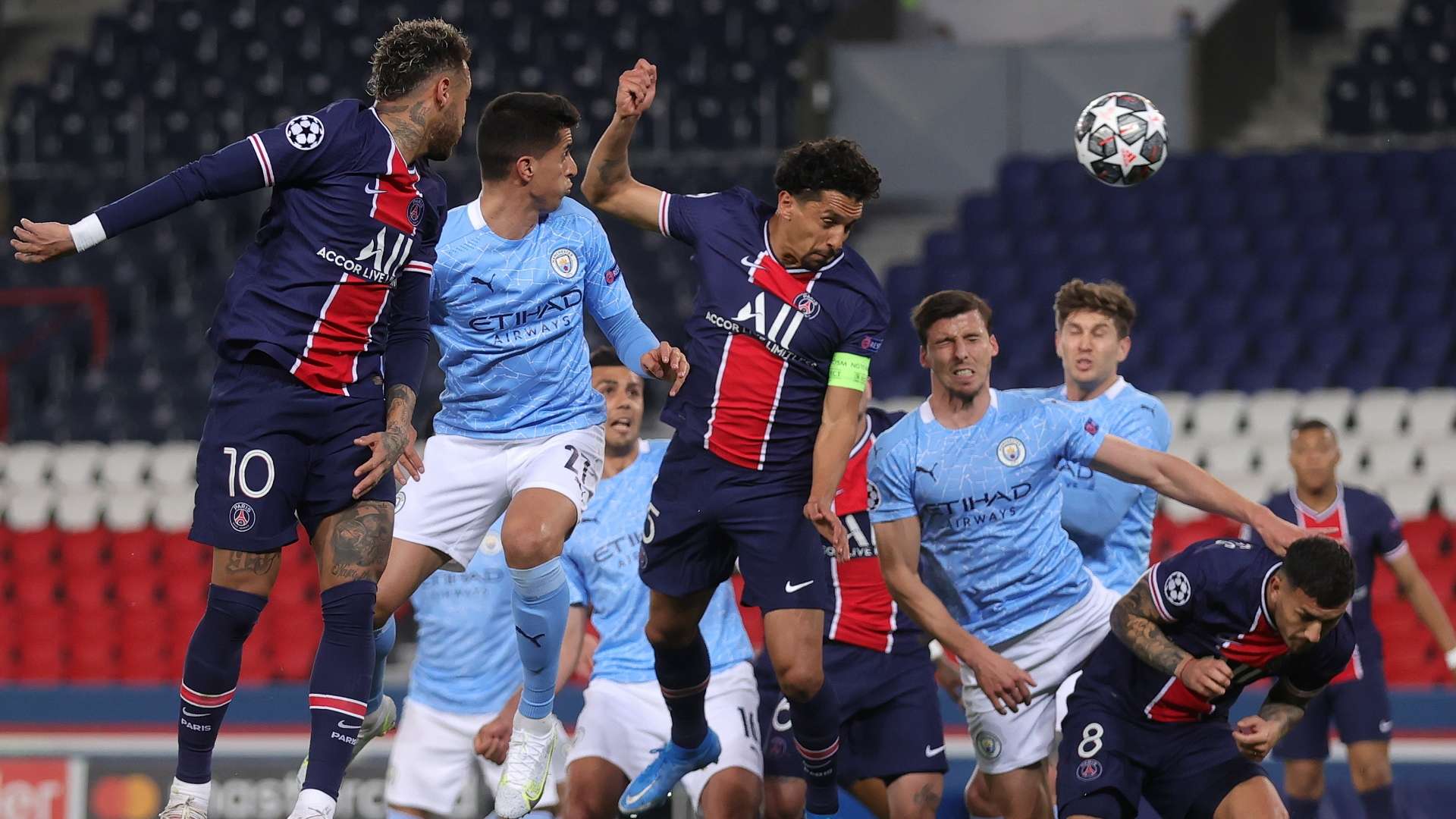 Marquinhos goal, PSG vs Manchester City