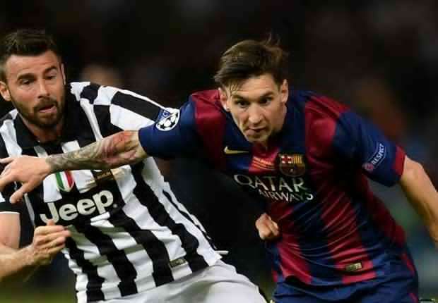 Barzagli Messi Juventus Barcelona
