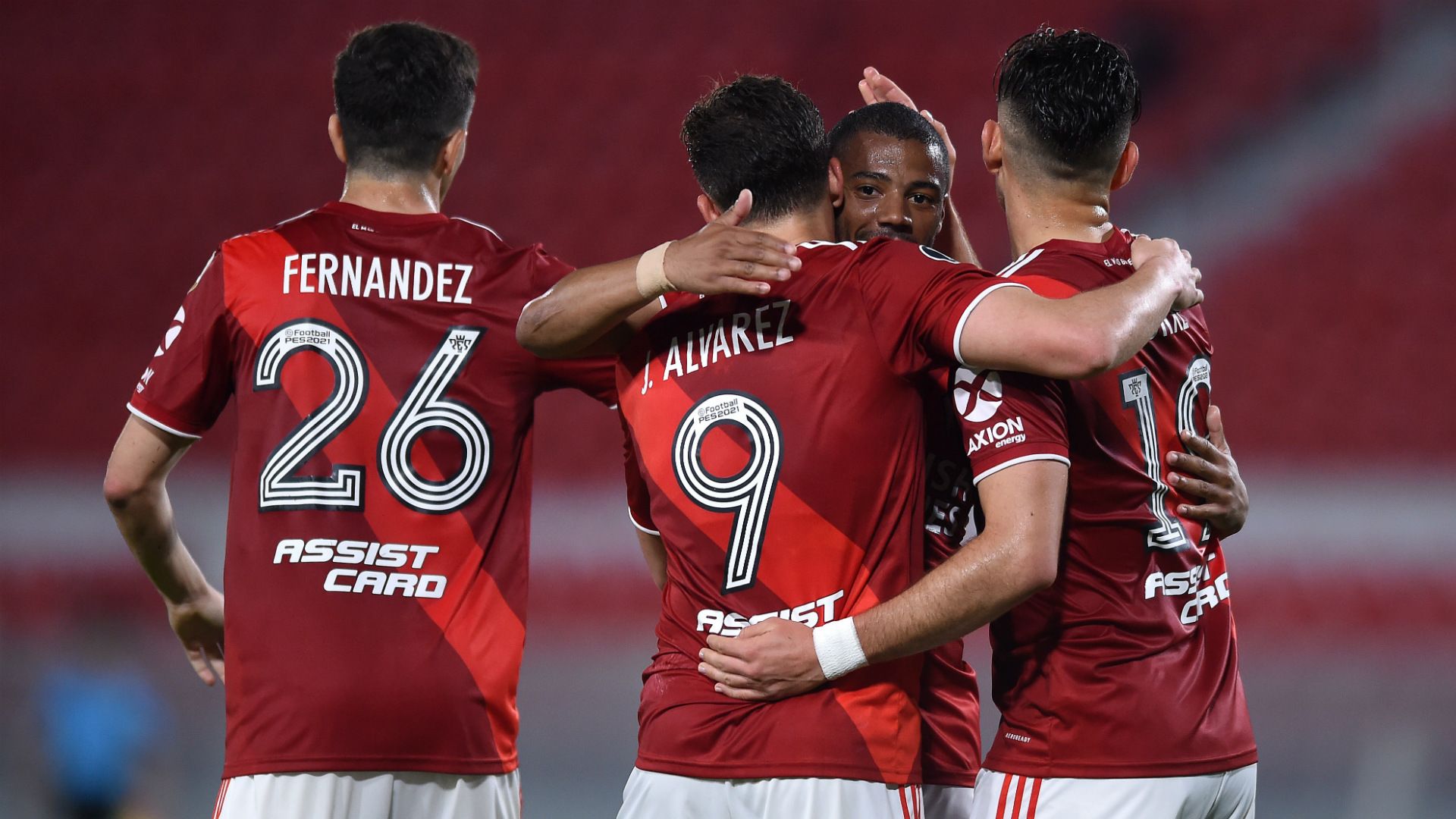 festejo River Plate Sao Paulo Libertadores 30092020