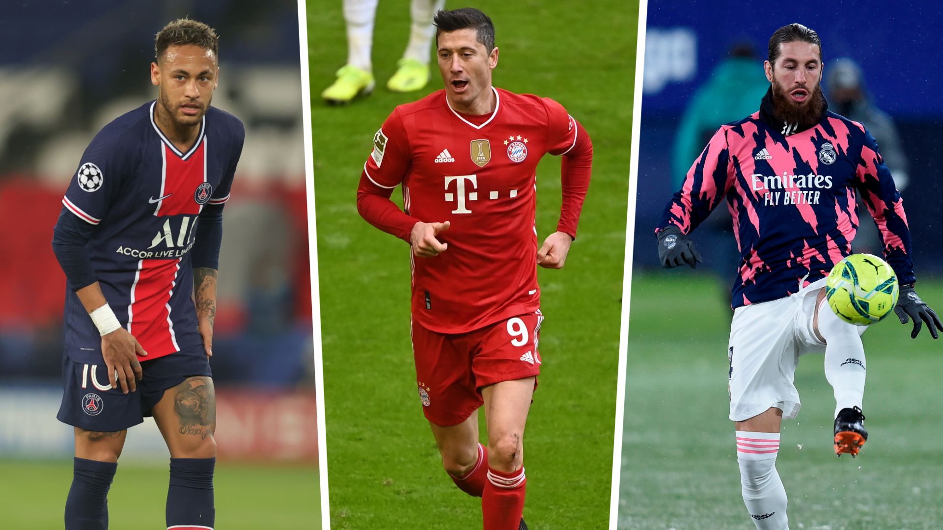 Neymar Lewandowski Ramos