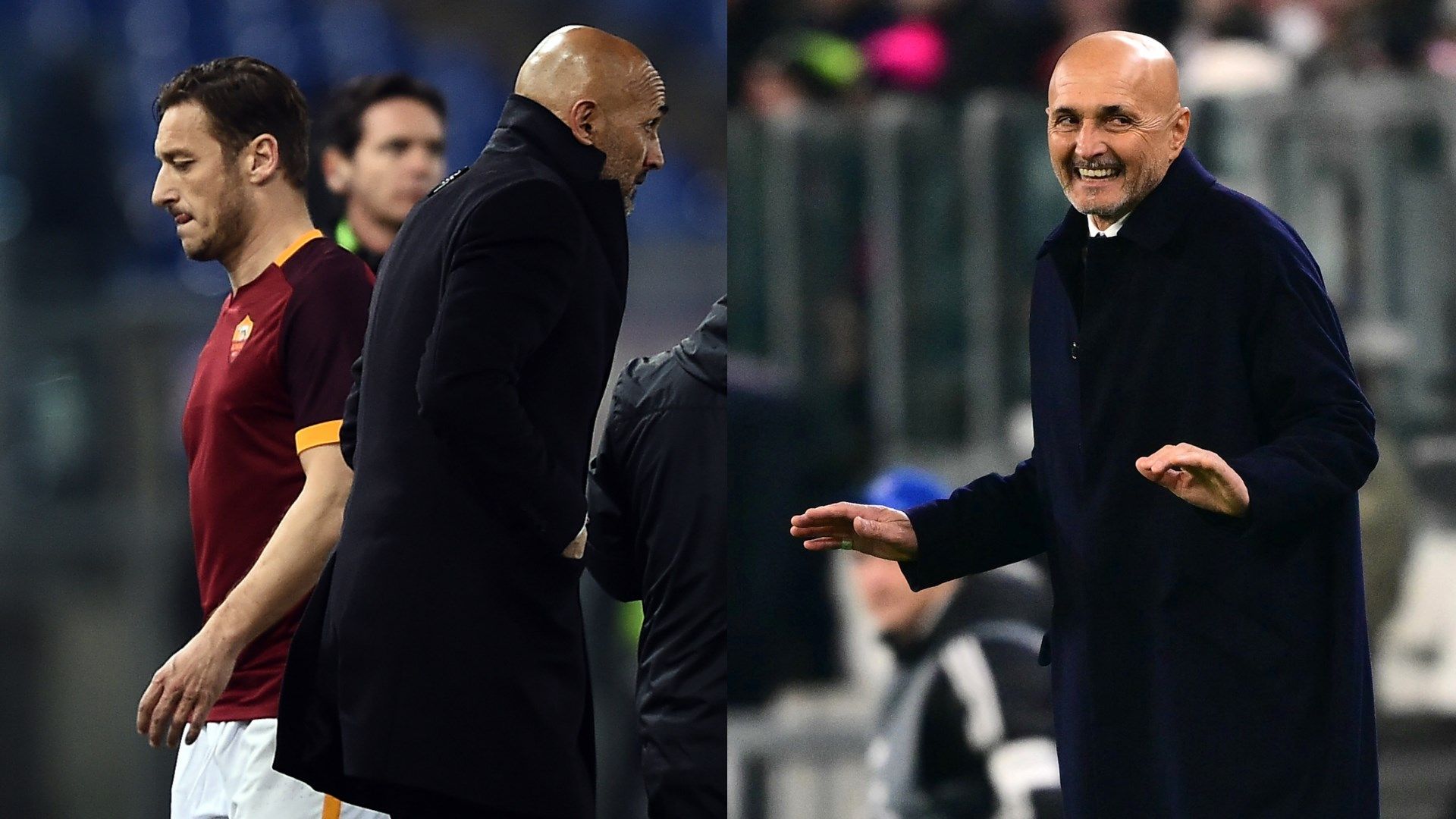 Spalletti Totti Roma