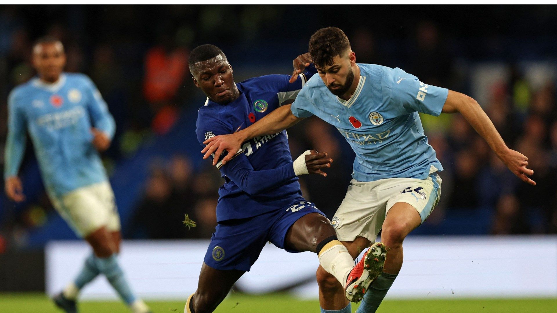 Moises Caicedo Chelsea Manchester City Premier League 2023-24