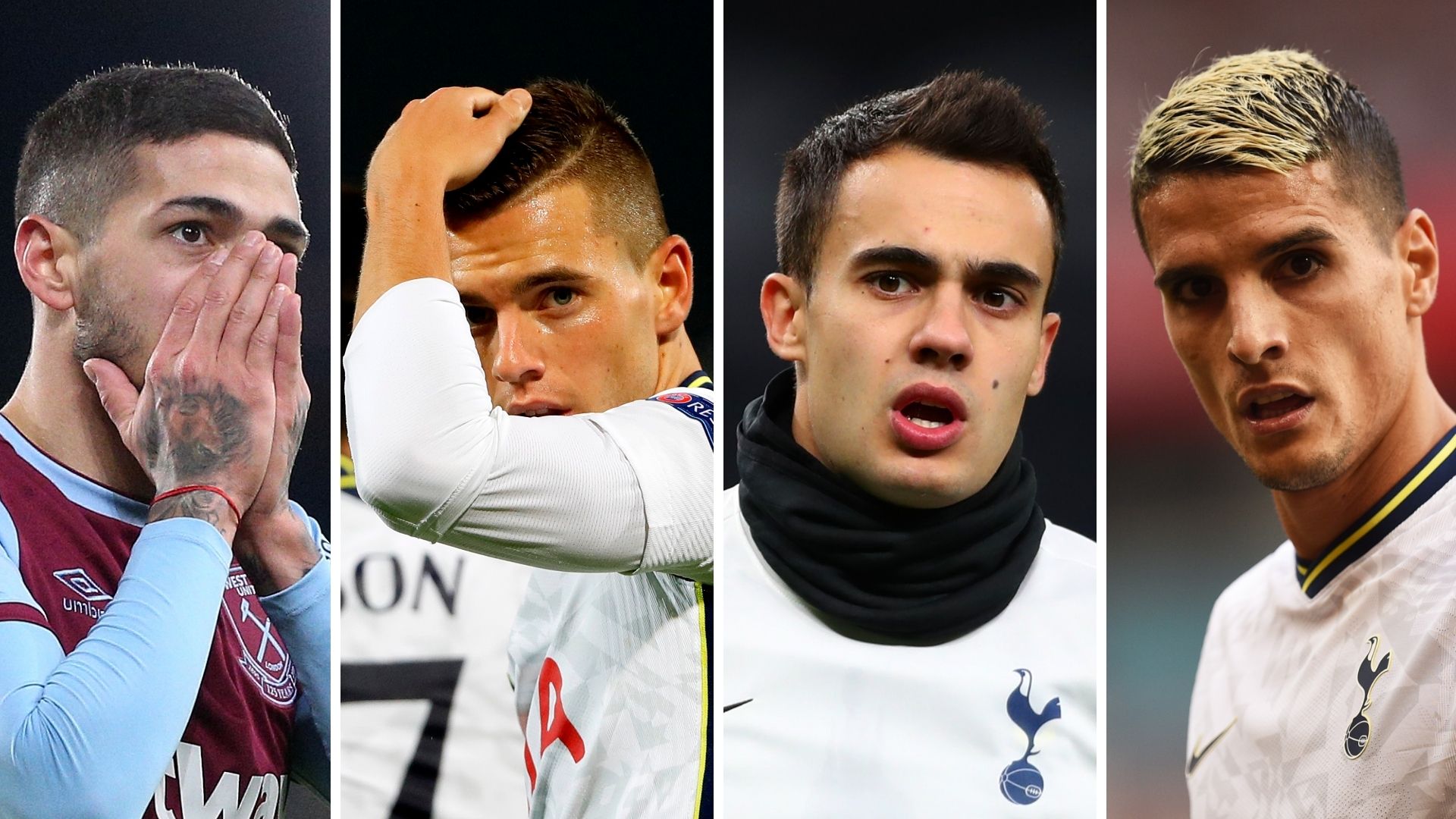 Manuel Lanzini, Giovani Lo Celso, Sergio Reguilon, Erik Lamela