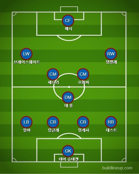 바르셀로나 후반 교체 vs 오사수나