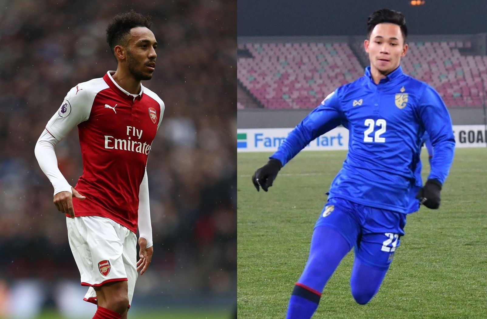 Pierre-Emerick Aubameyang, สุภโชค สารชาติ