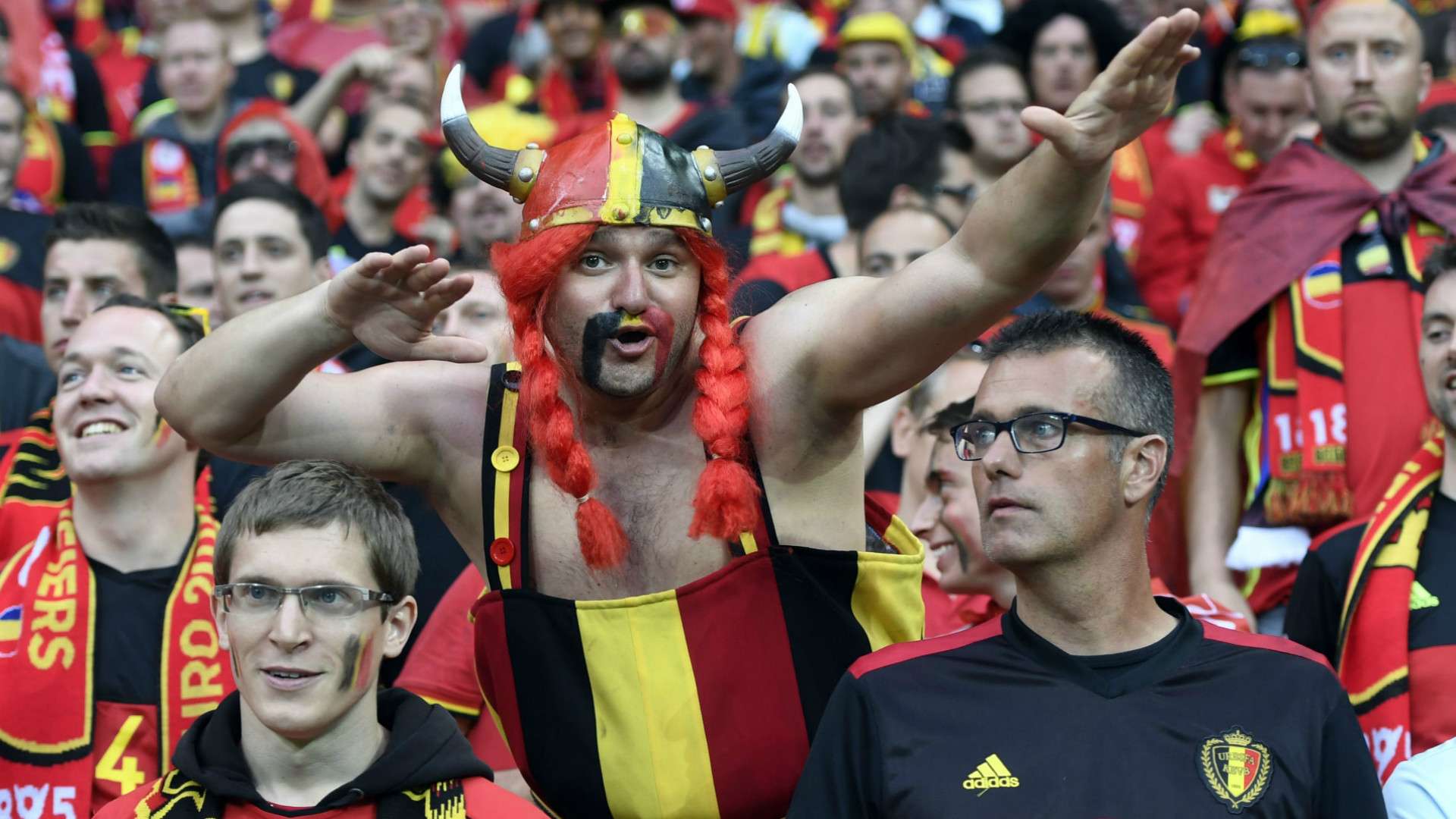 Belgium fans Euro 2016
