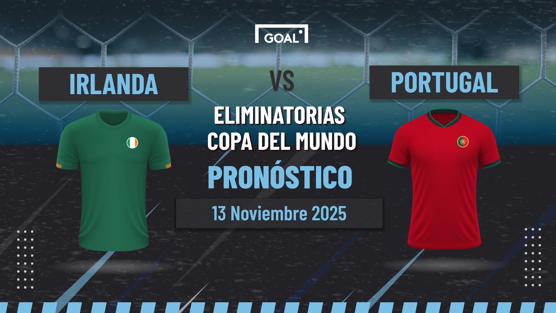 República de Irlanda vs Portugal Pronóstico y Apuestas Eliminatorias Copa Mundial | 13/11/25