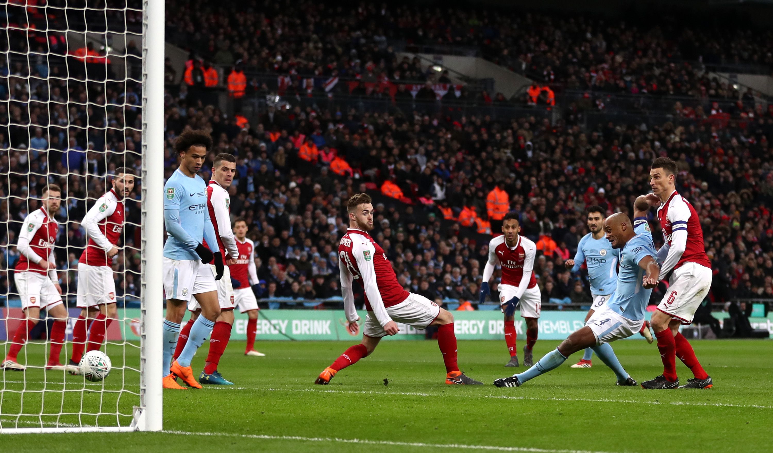 Vincent Kompany vs Arsenal