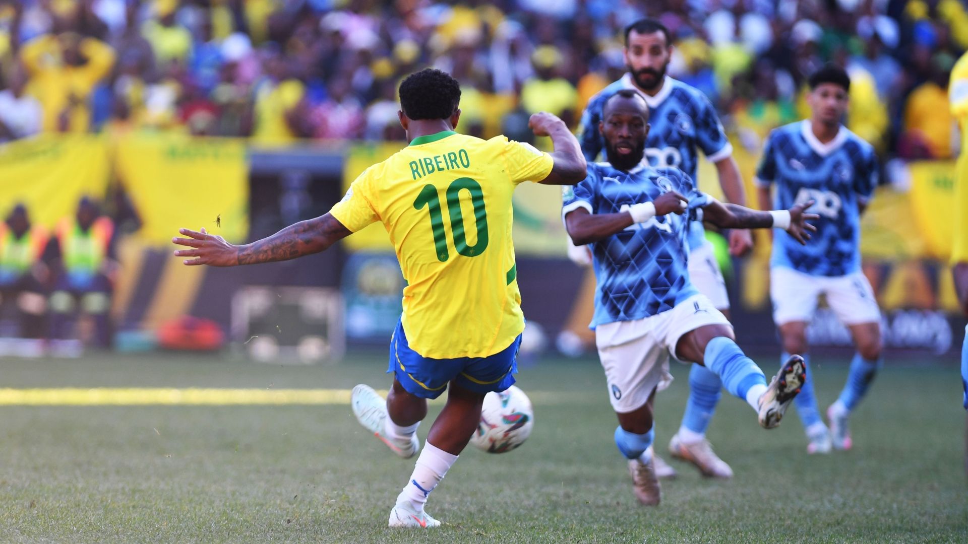 Lucas Ribeiro, Mamelodi Sundowns vs Pyramids
