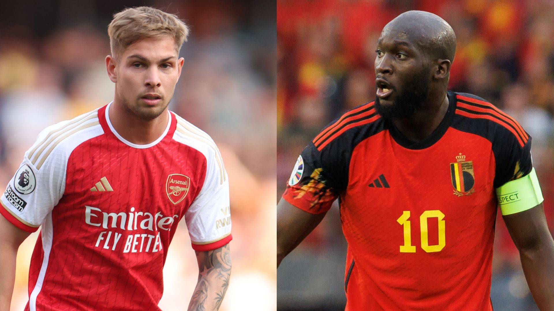 Emile Smith Rowe Romelu Lukaku