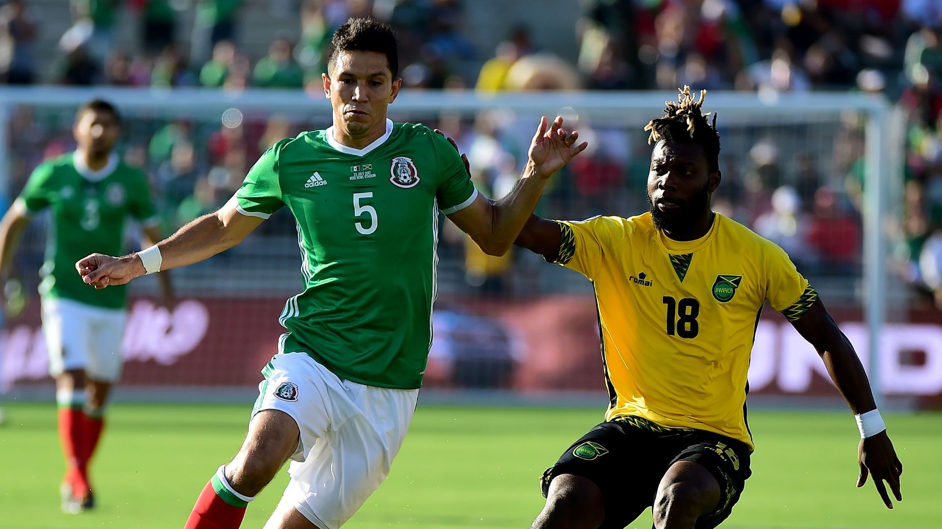 Jesus Molina Je-Vaughn Watson Mexico Jamaica Gold Cup