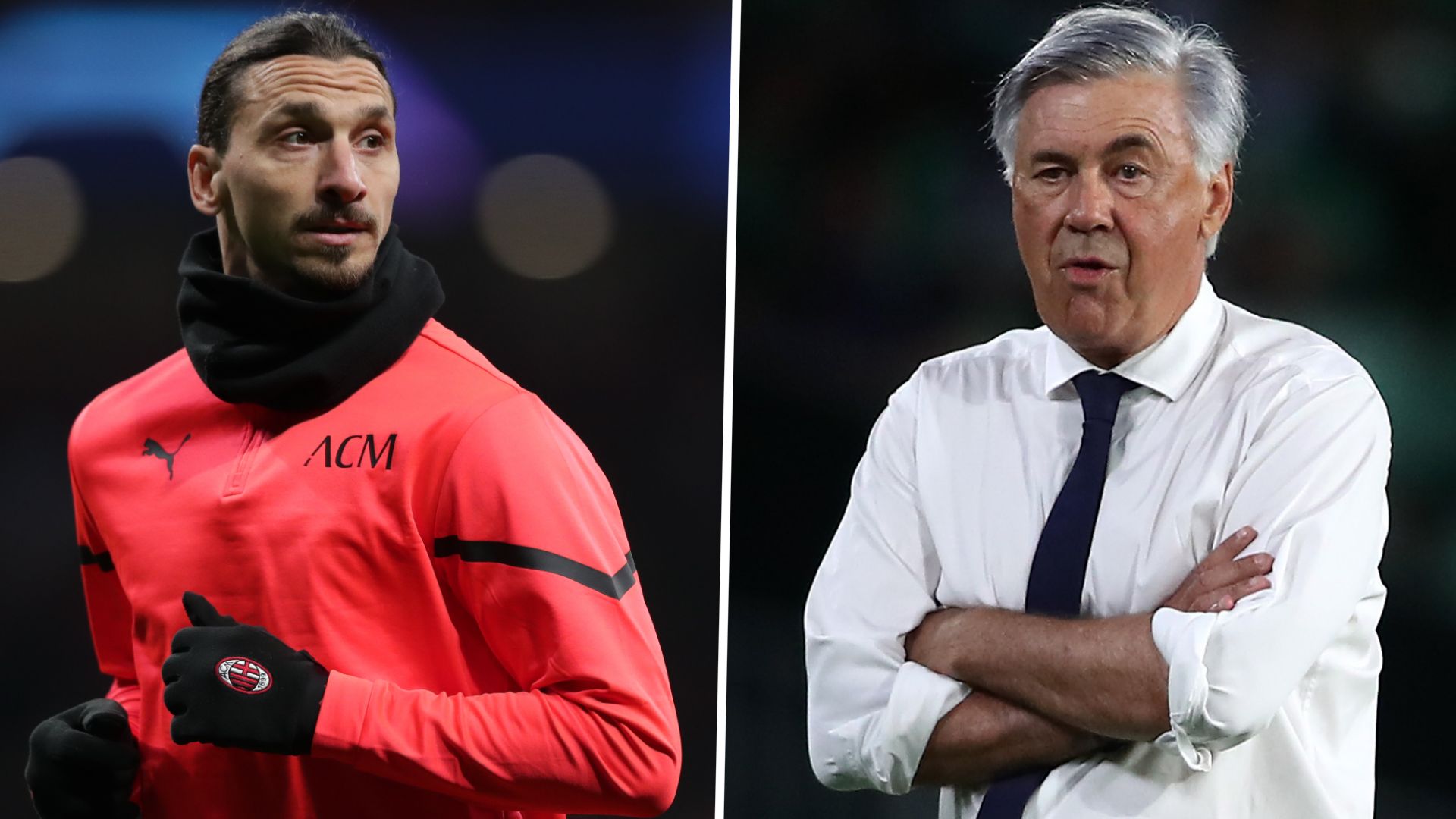 Zlatan Ibrahimovic Carlo Ancelotti GFX