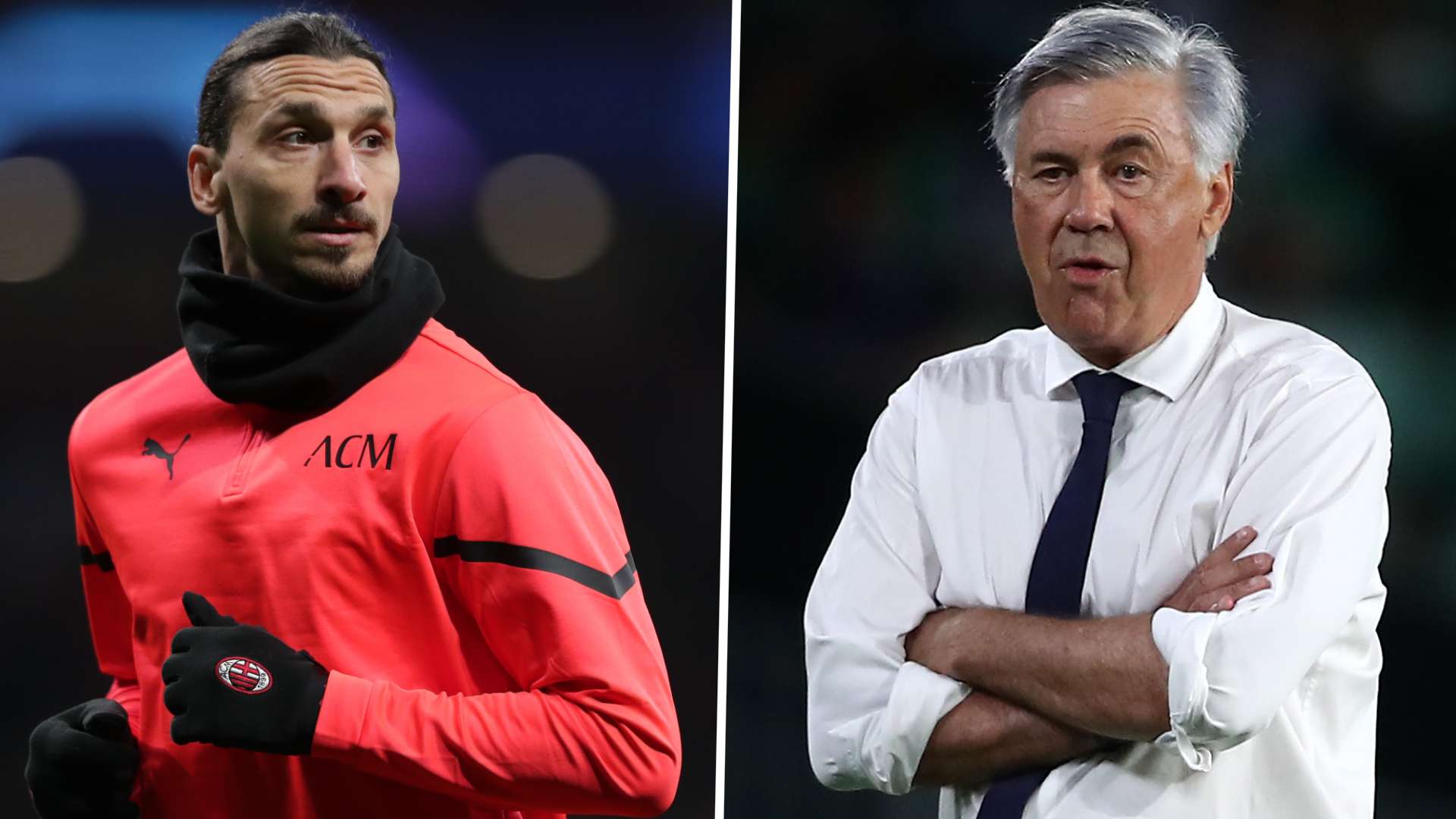 Zlatan Ibrahimovic Carlo Ancelotti GFX