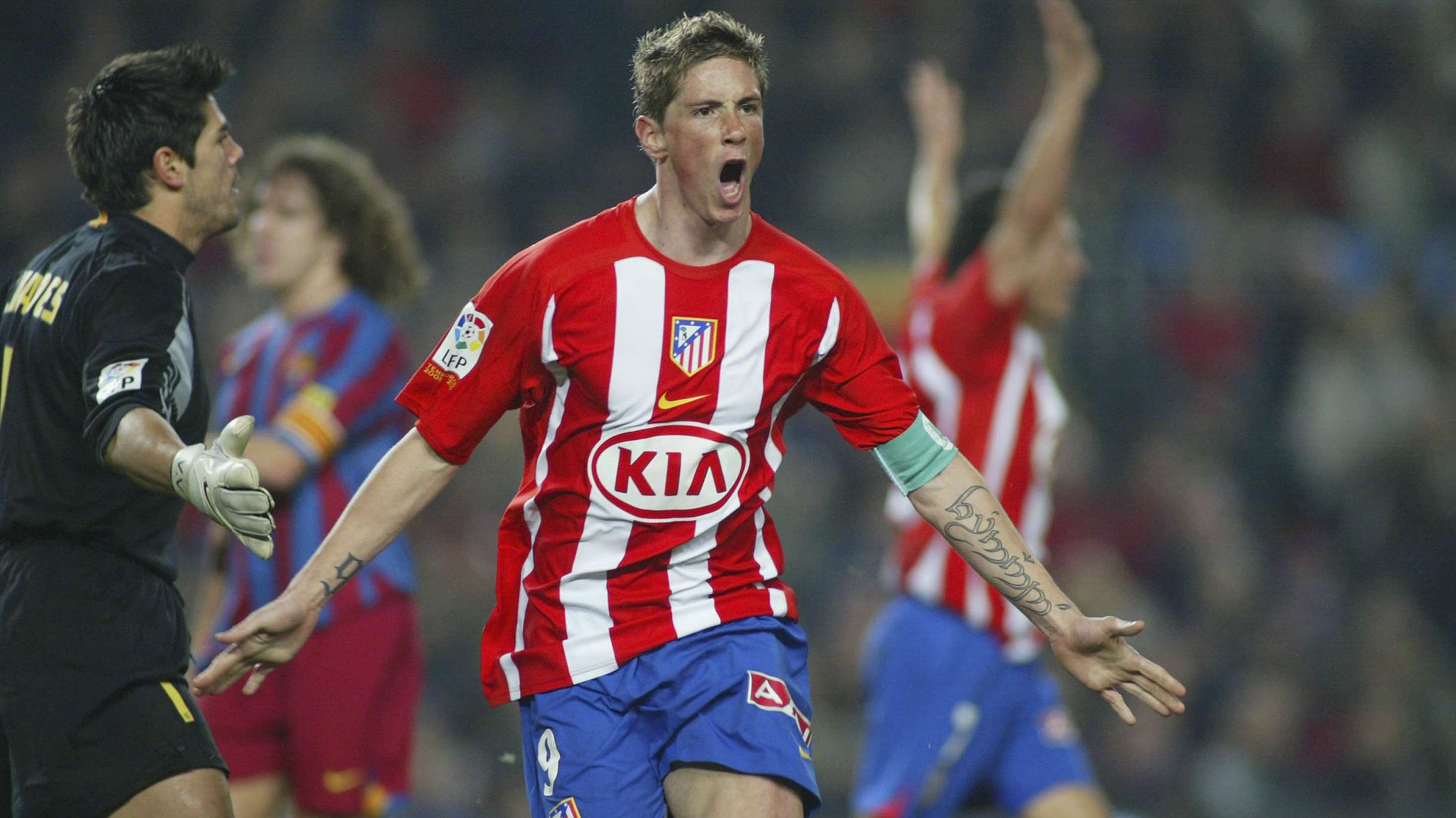 Fernando Torres Atletico Madrid Barcelona 2006